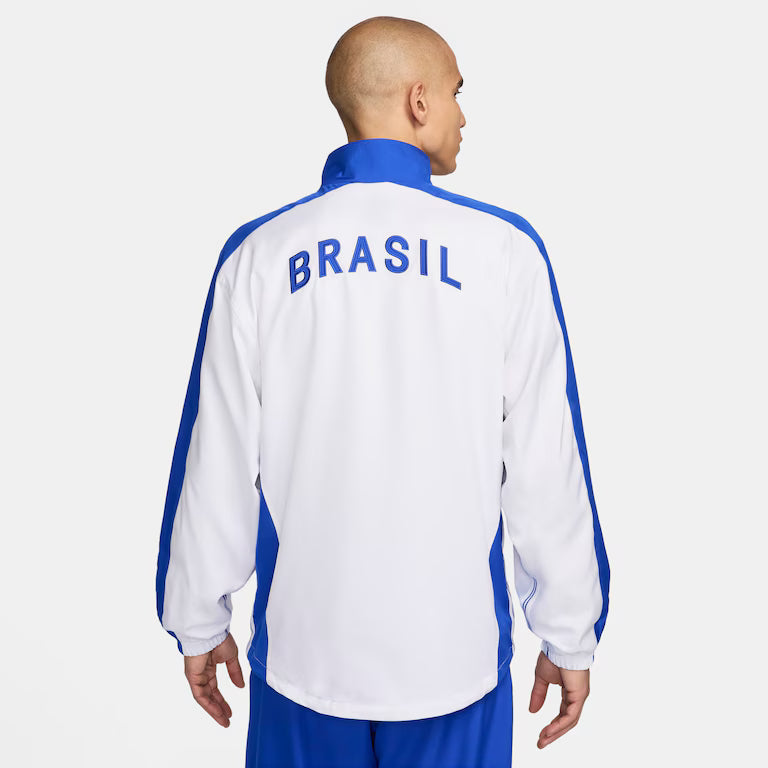 Jaqueta Brasil 1998 Azul e Branco Masculina