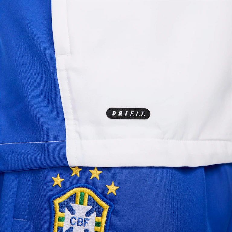 Jaqueta Brasil 1998 Azul e Branco Masculina