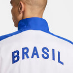 Jaqueta Brasil 1998 Azul e Branco Masculina
