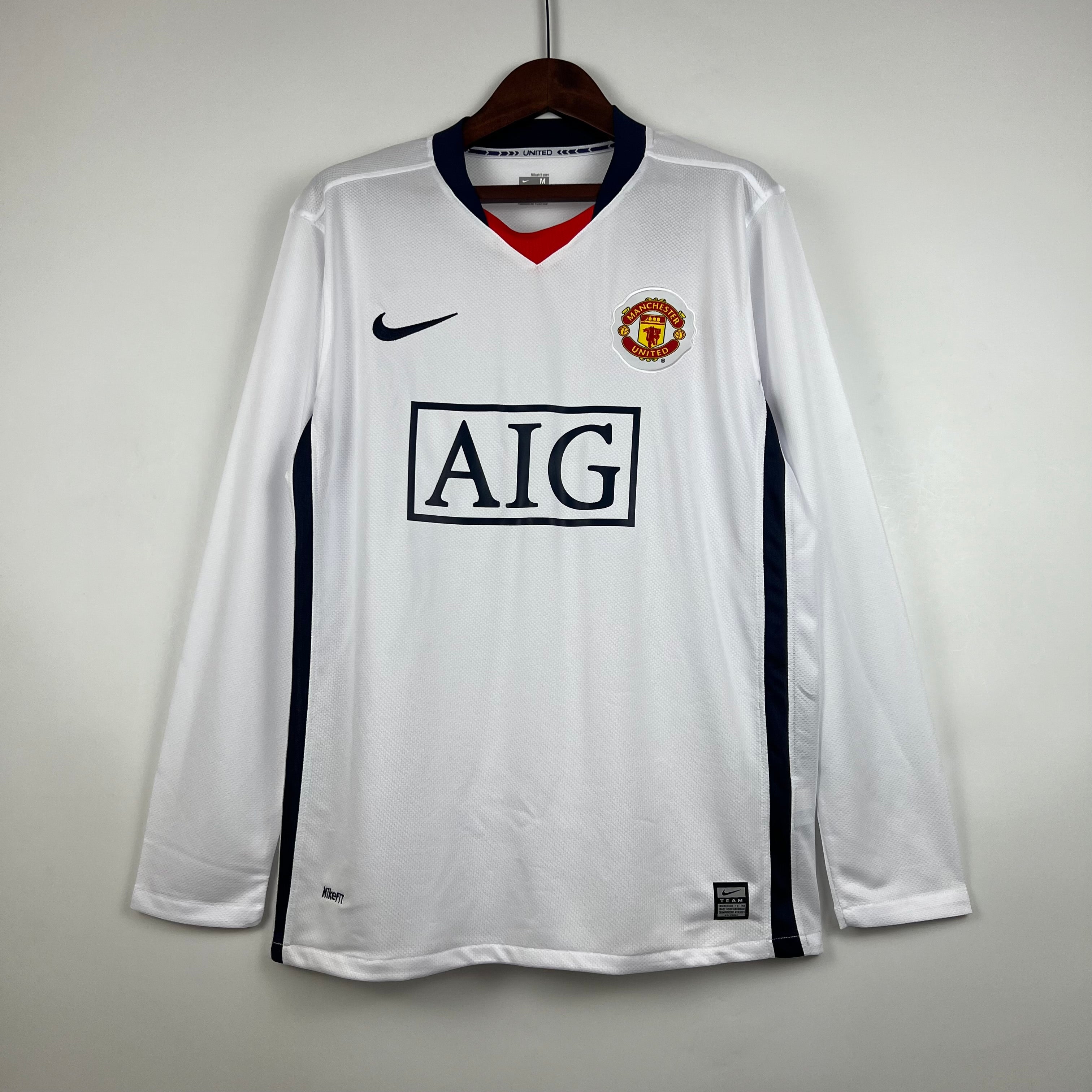 Camisa Manga Longa Retrô Manchester United II 2007 Masculina