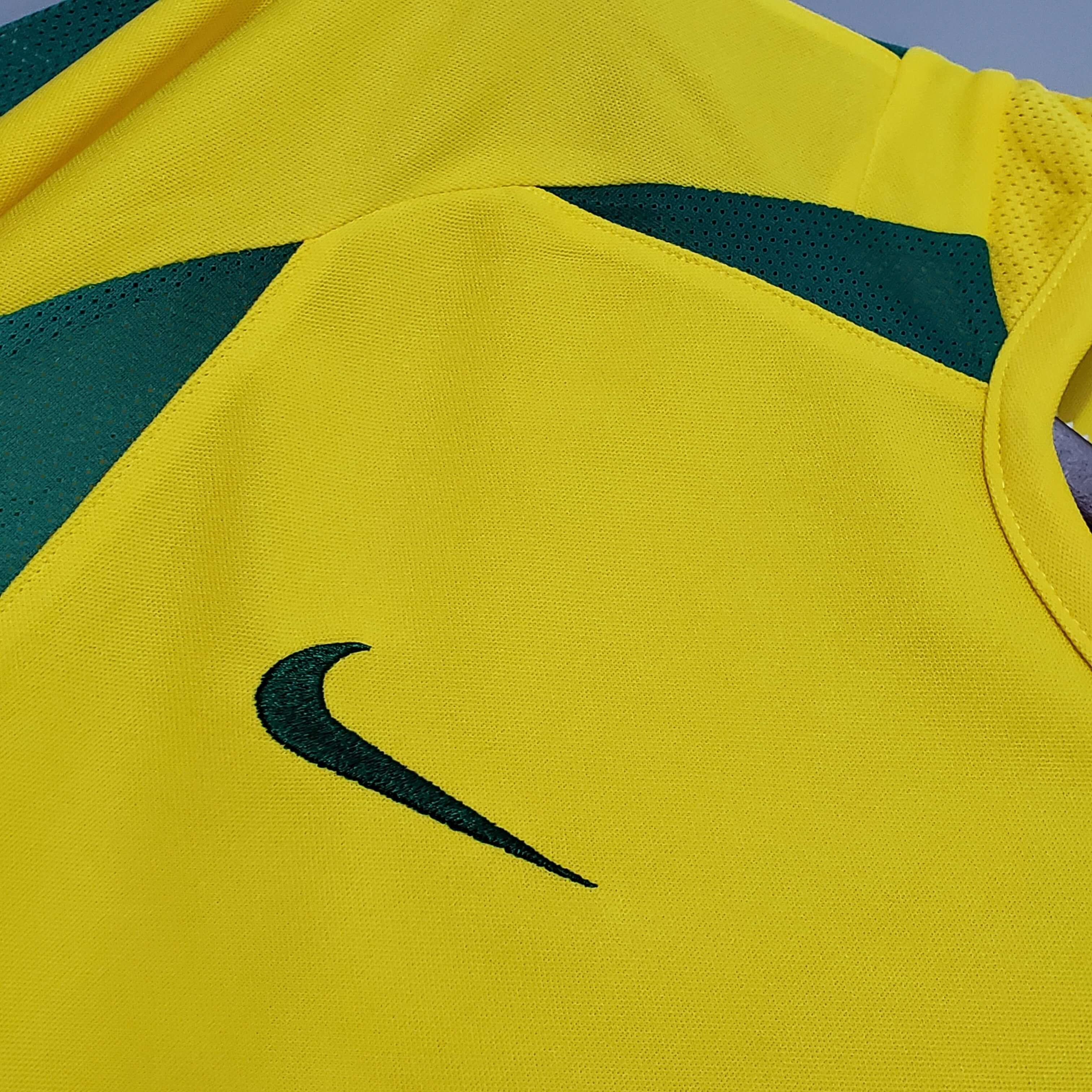 Camisa Retrô Brasil I 2002 Masculina