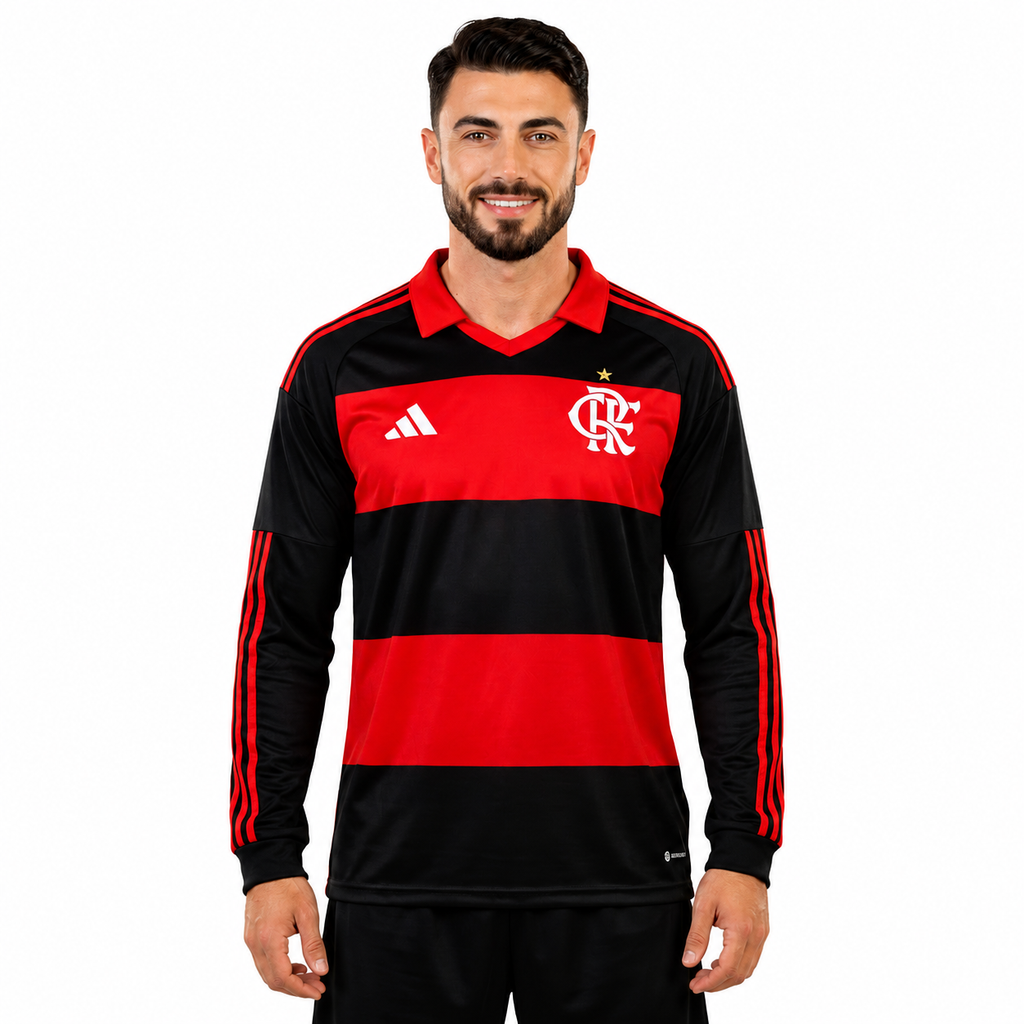 Camisa Manga Longa Flamengo Titular 2026/27 Masculina