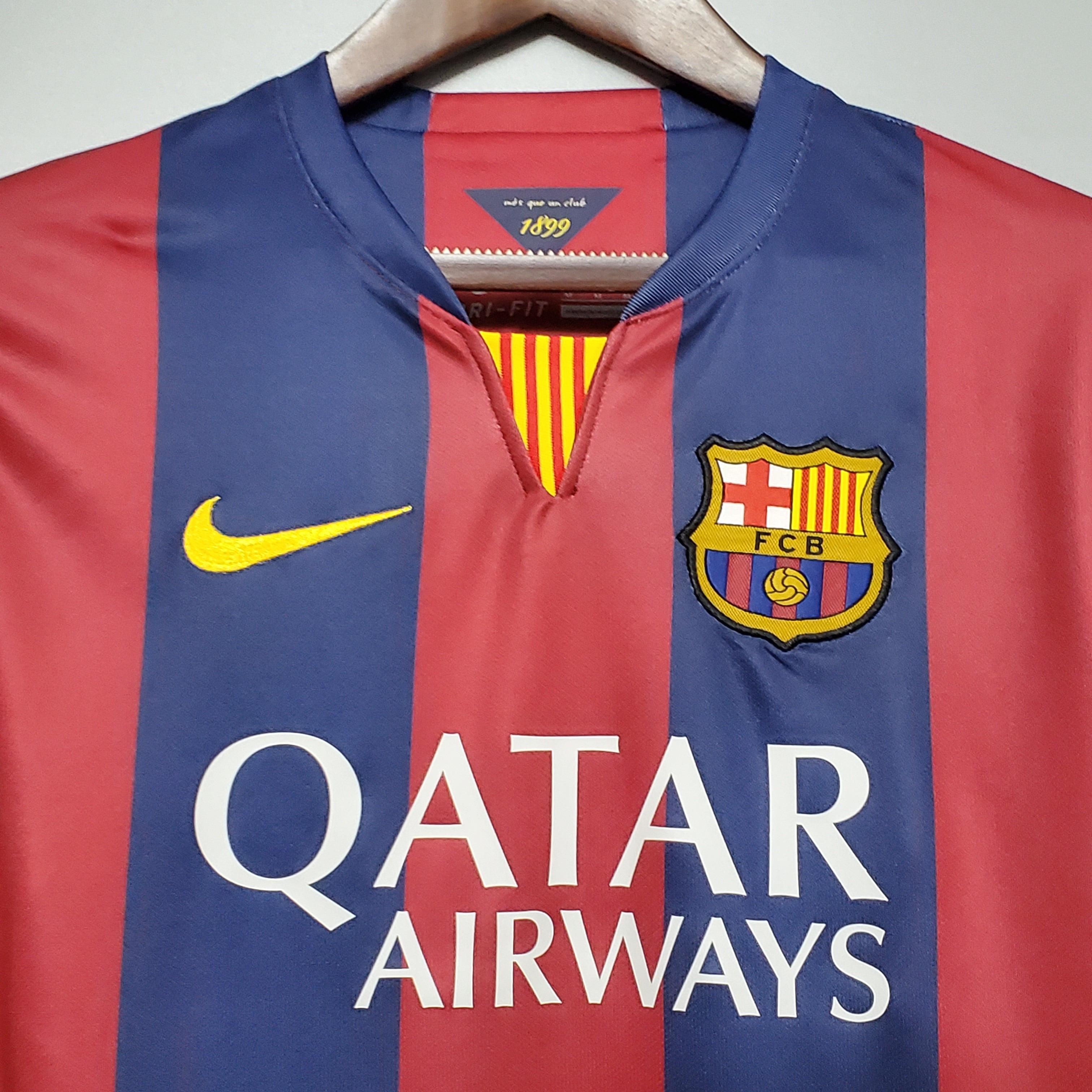 Camisa Retrô Barcelona I 2014 Masculina