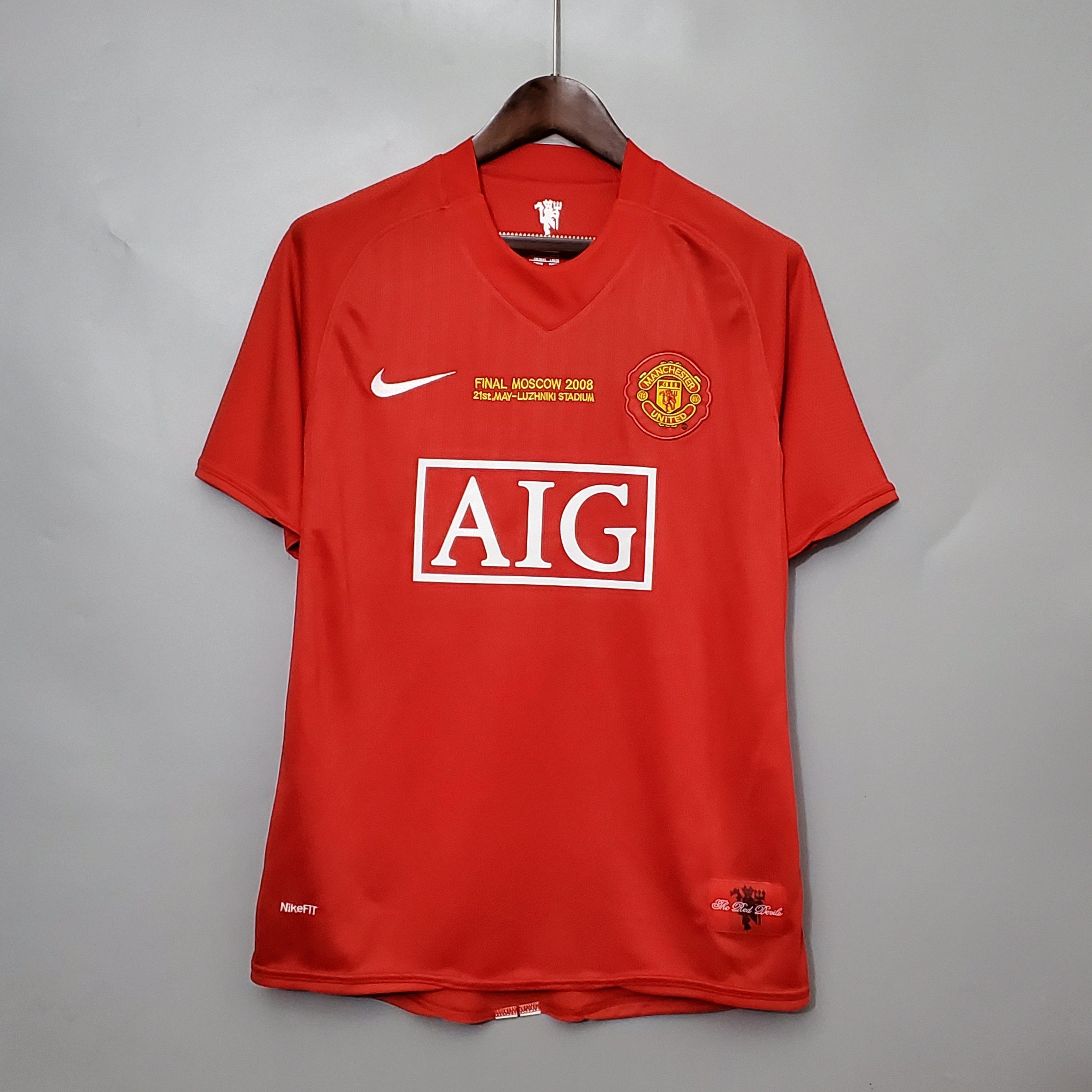 Camisa Retrô Manchester United 2007 Masculina