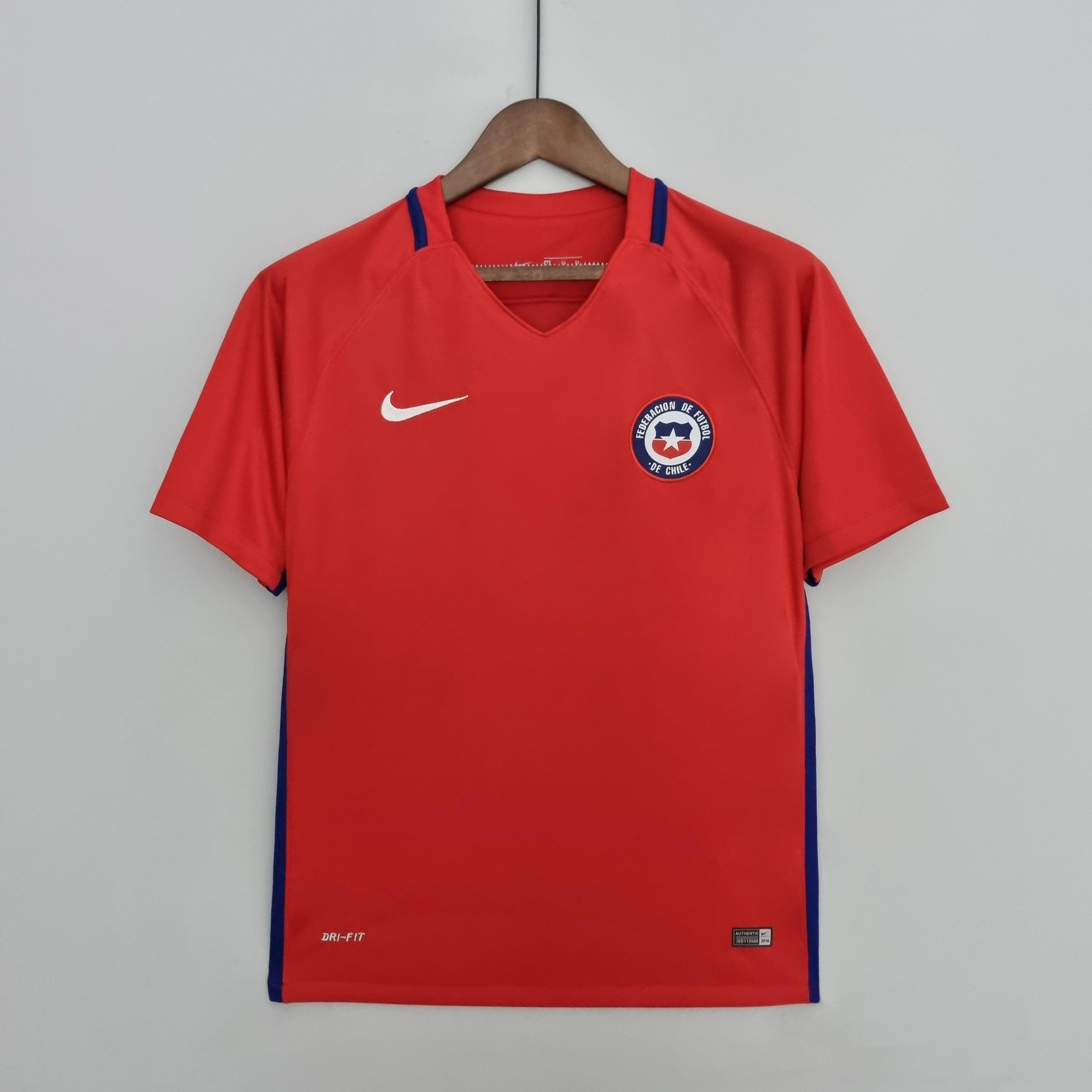 Camisa Retrô Chile I 2016 Masculina