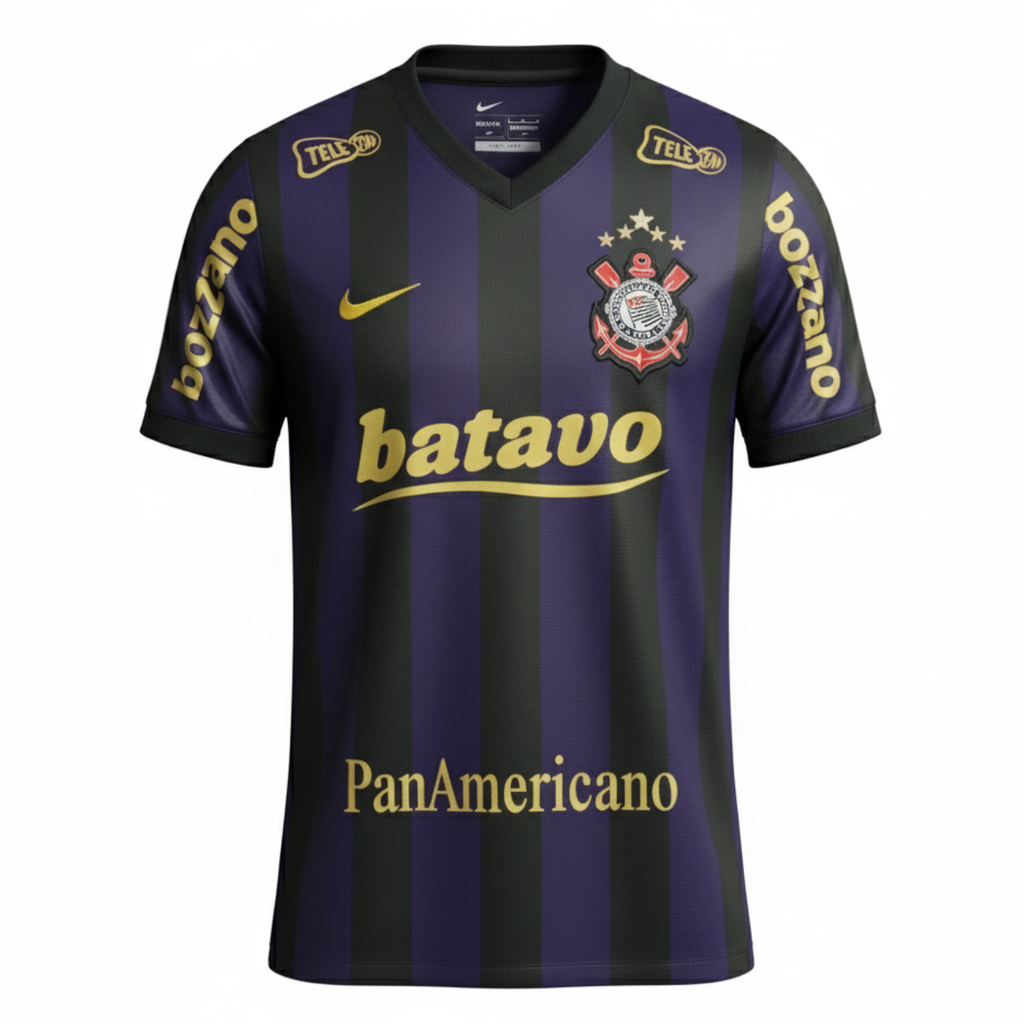 Camisa Retrô Corinthians II 2009 Masculina