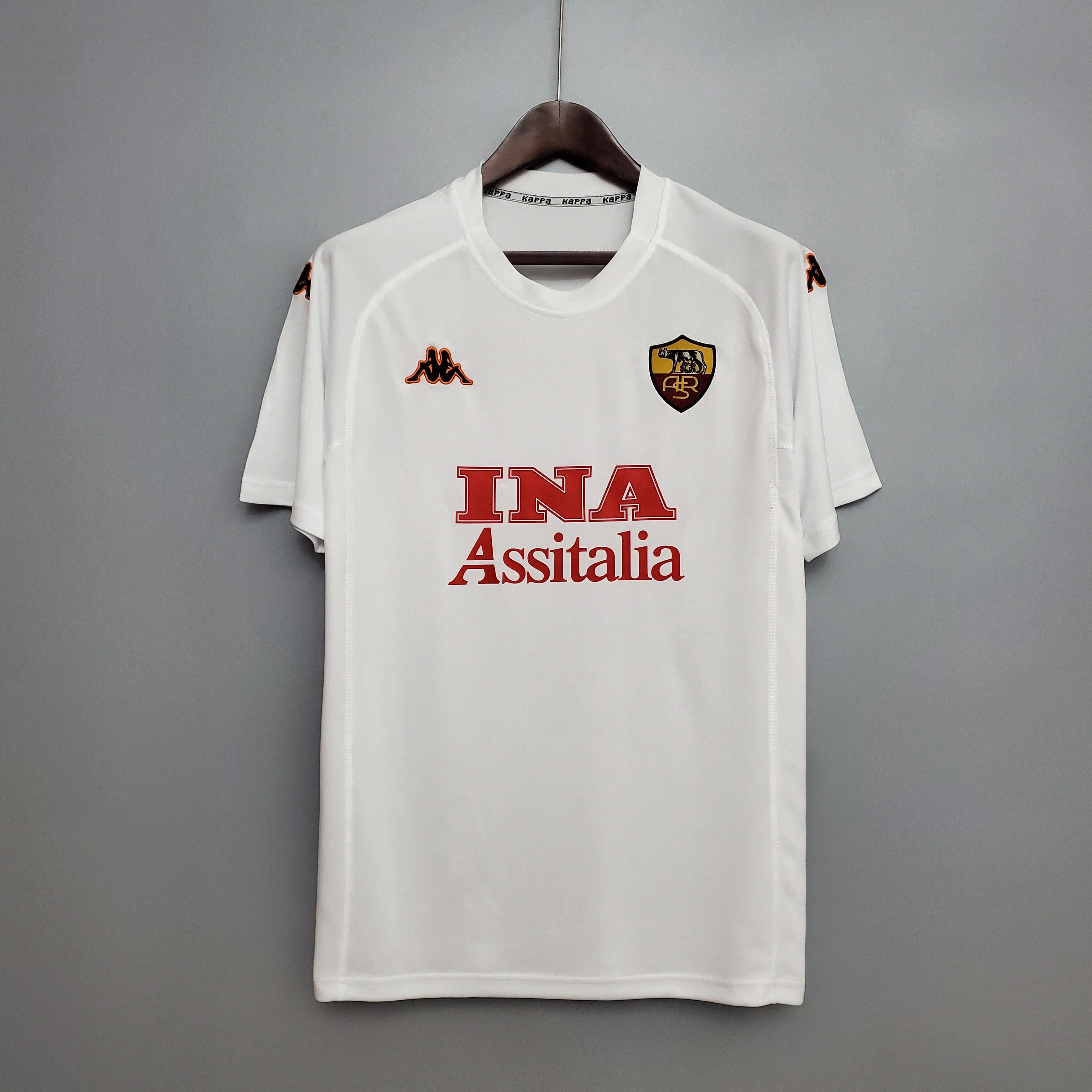 Camisa Retrô Roma 2001 II 2001 Masculina