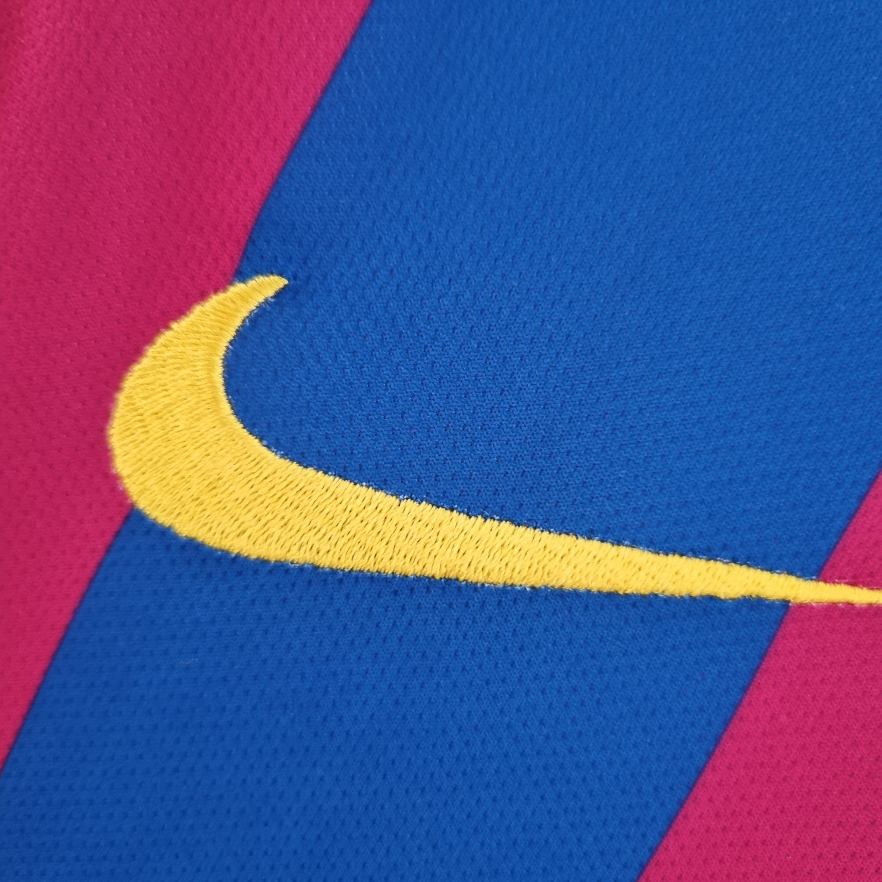 Camisa Manga Longa Retrô Barcelona I 2005 Masculina