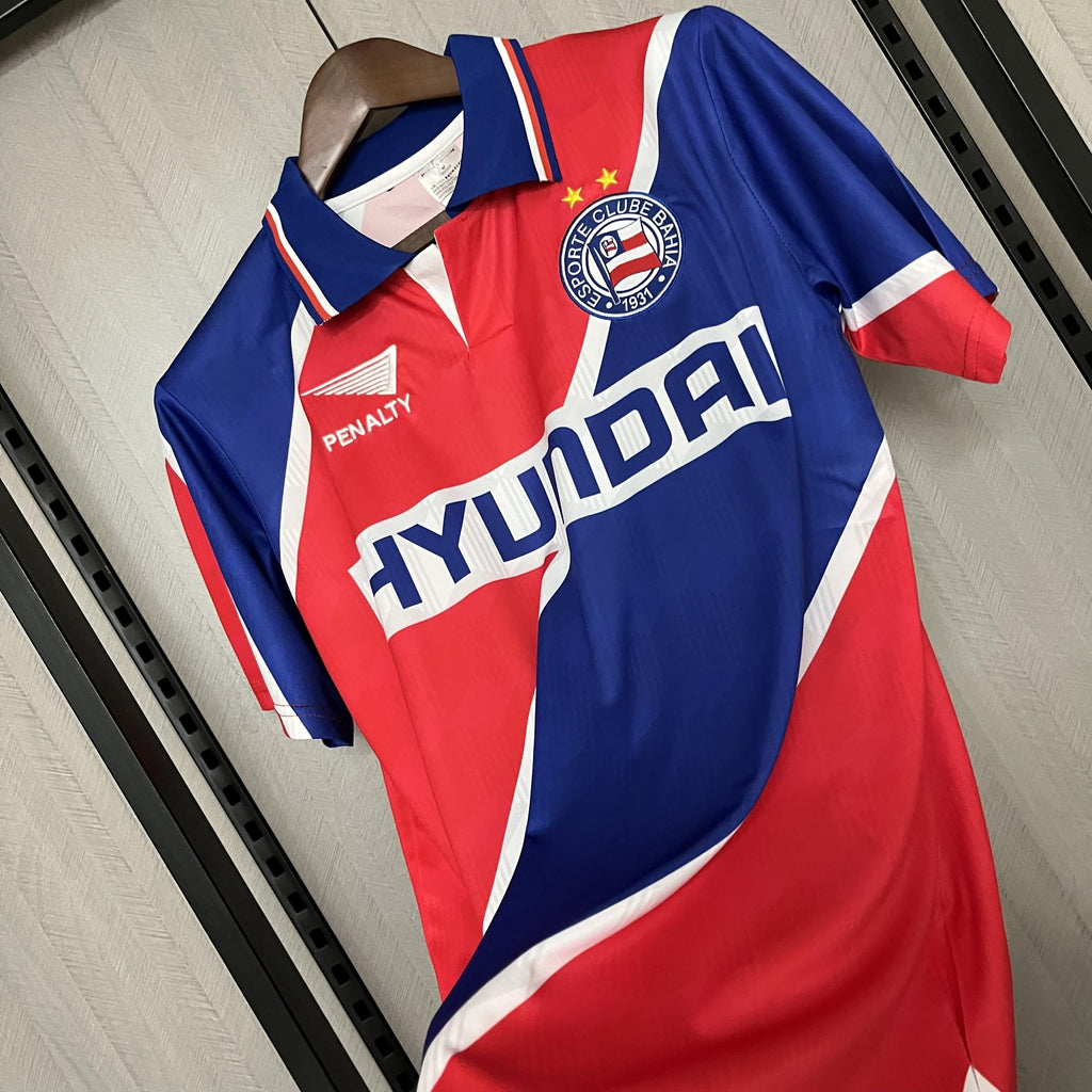 Camisa Retrô Bahia Fora 1998 Hyundai 1998 Masculina
