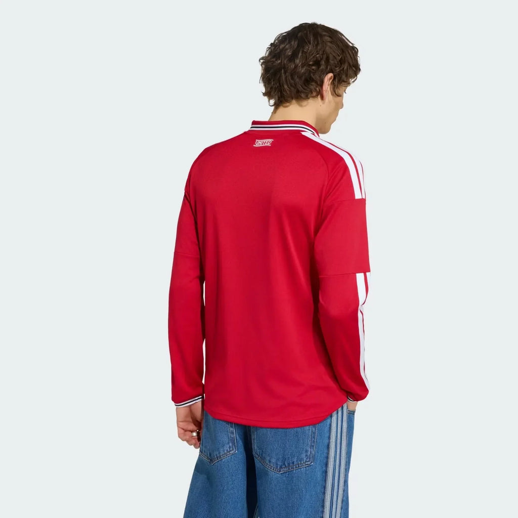 Camisa I Manga Longa Man United 2026/27 Jogador Masculina
