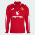 Camisa I Manga Longa Man United 2026/27 Jogador Masculina