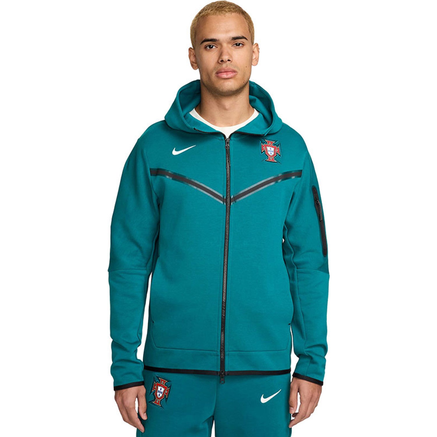 Moletom Tech Fleece Portugal Azul 2025 Masculino