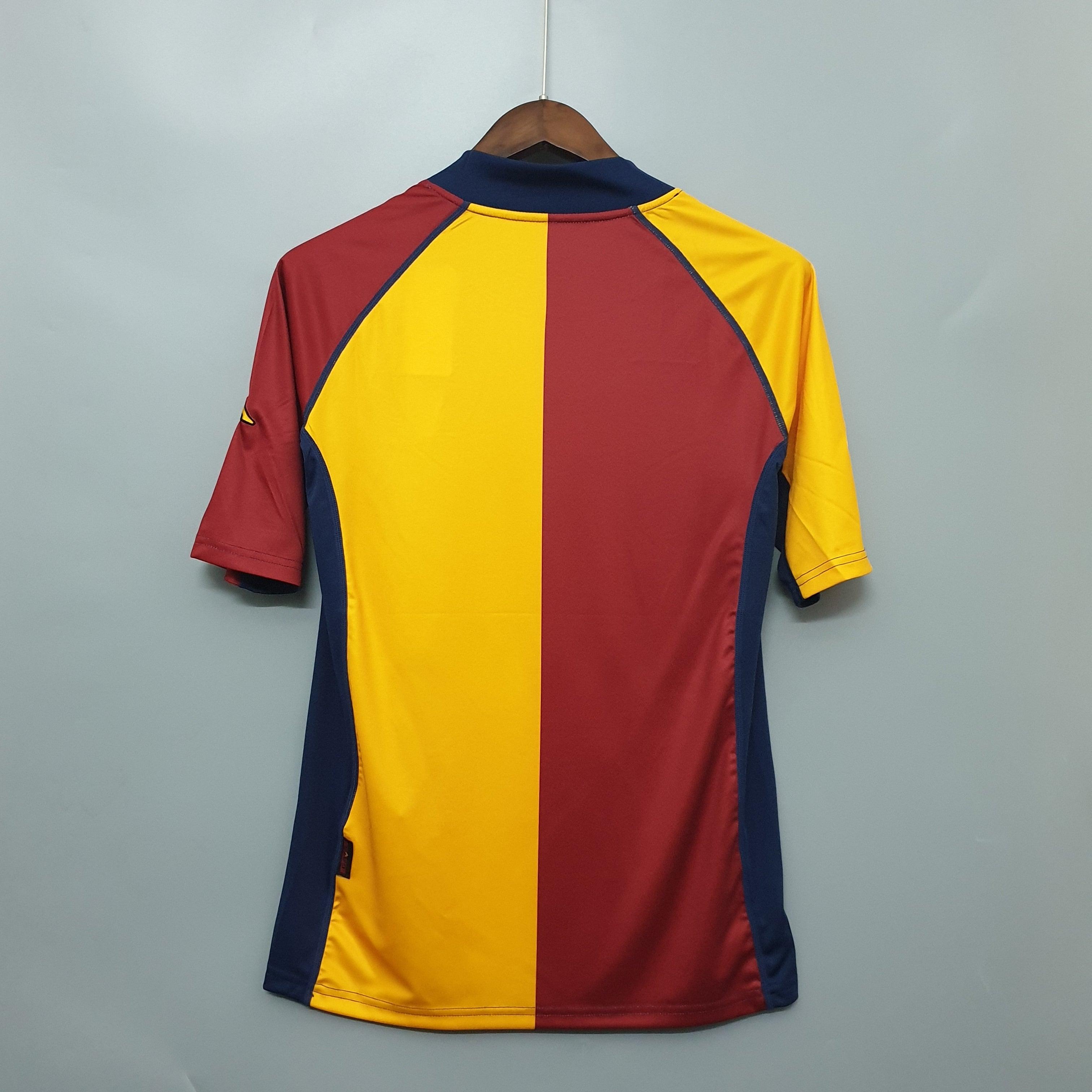 Camisa Retrô Roma 2001 I 2001 Masculina