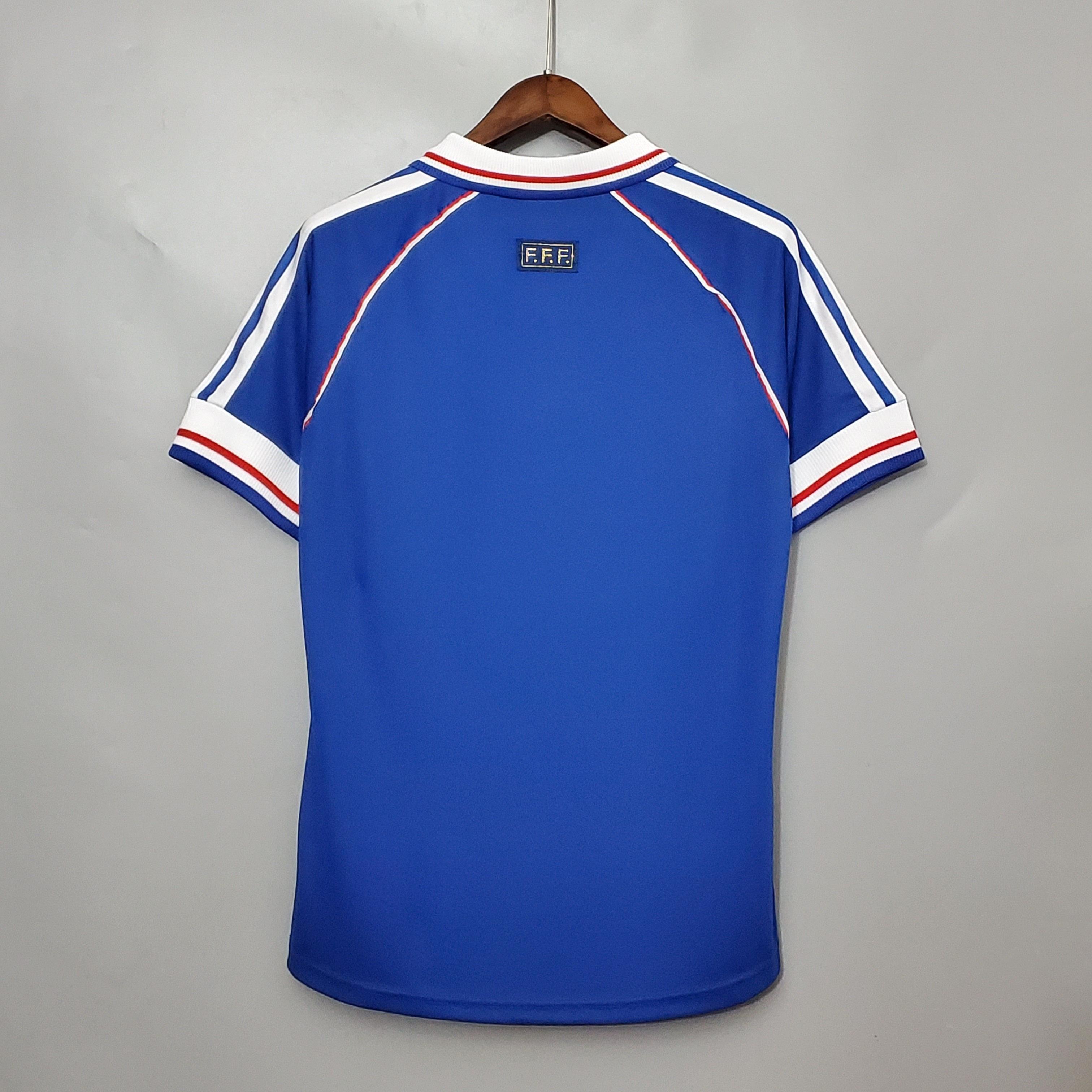 Camisa Retrô França I 1998 Masculina
