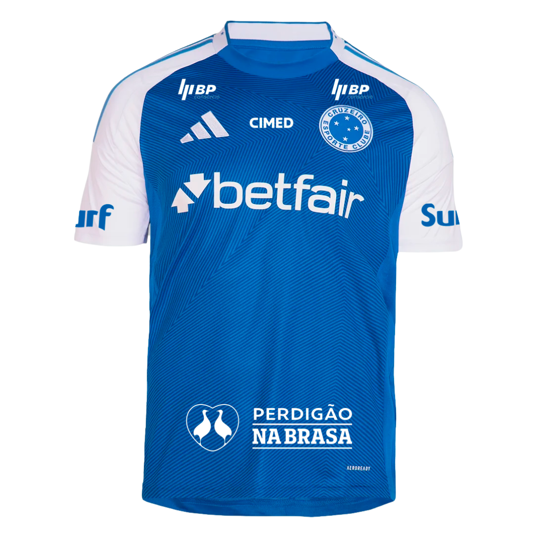 Camisa I Cruzeiro / Patrocínio 2025/26 Masculina