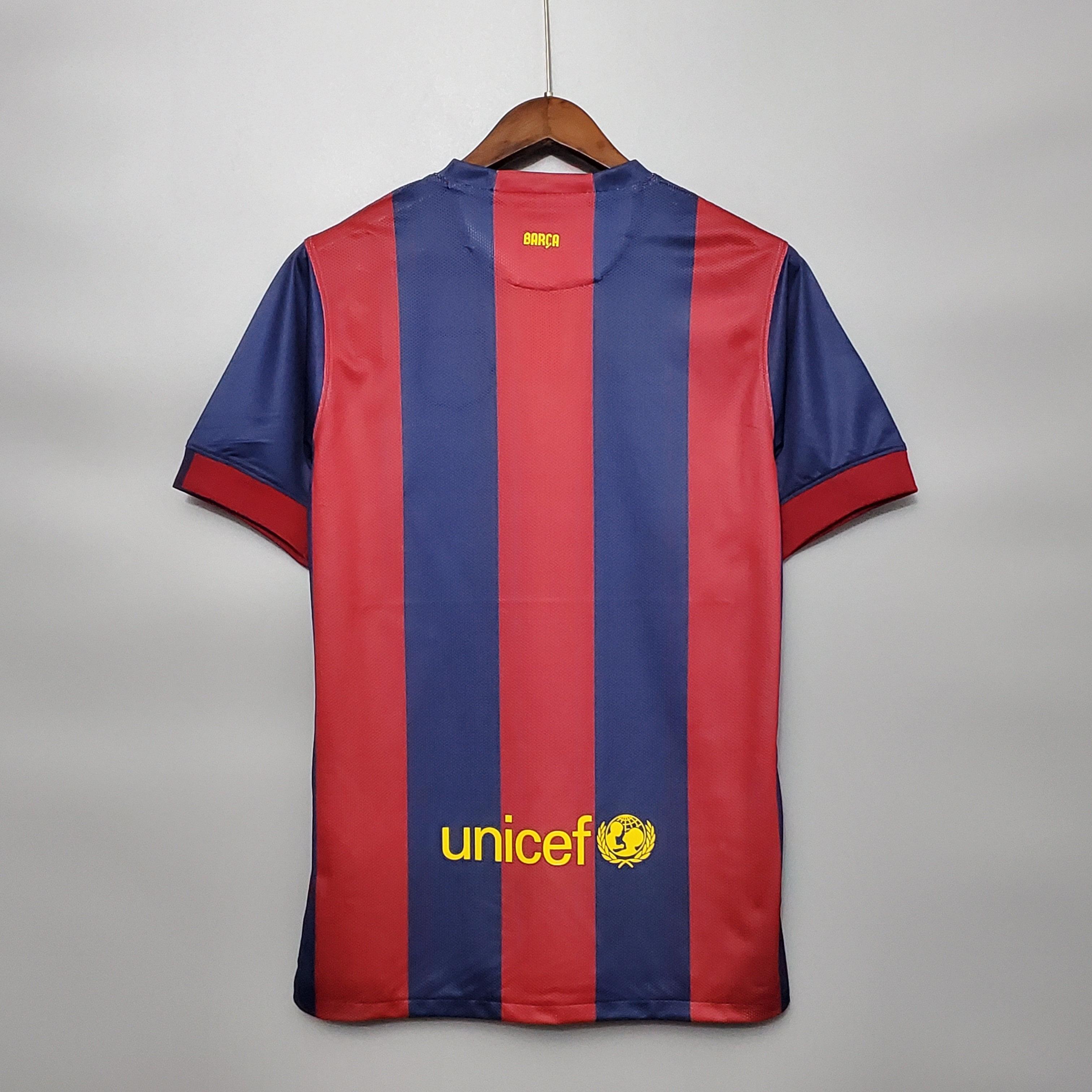 Camisa Retrô Barcelona I 2014 Masculina