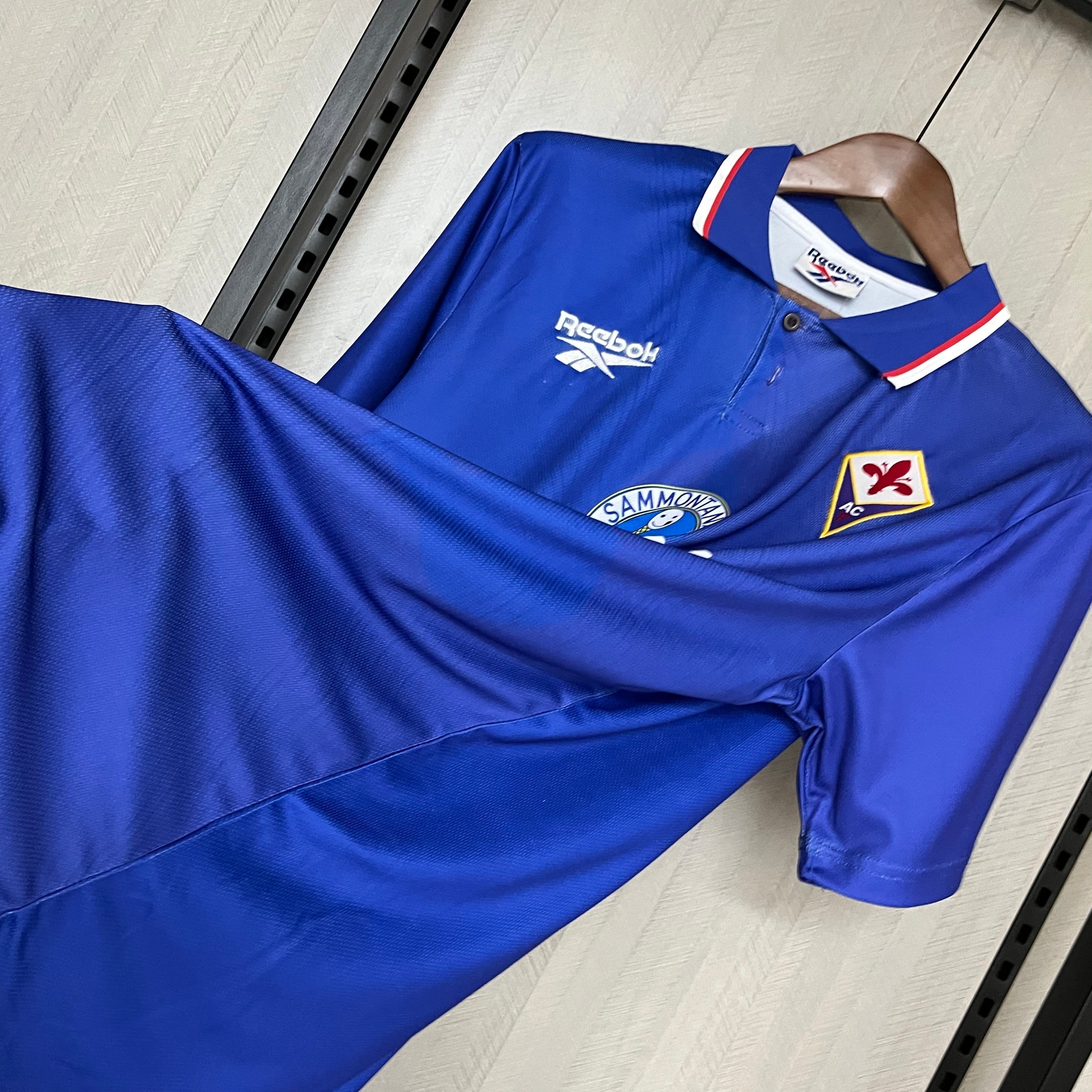 Camisa Retrô Fiorentina 1995 / 96 I 1995 Masculina