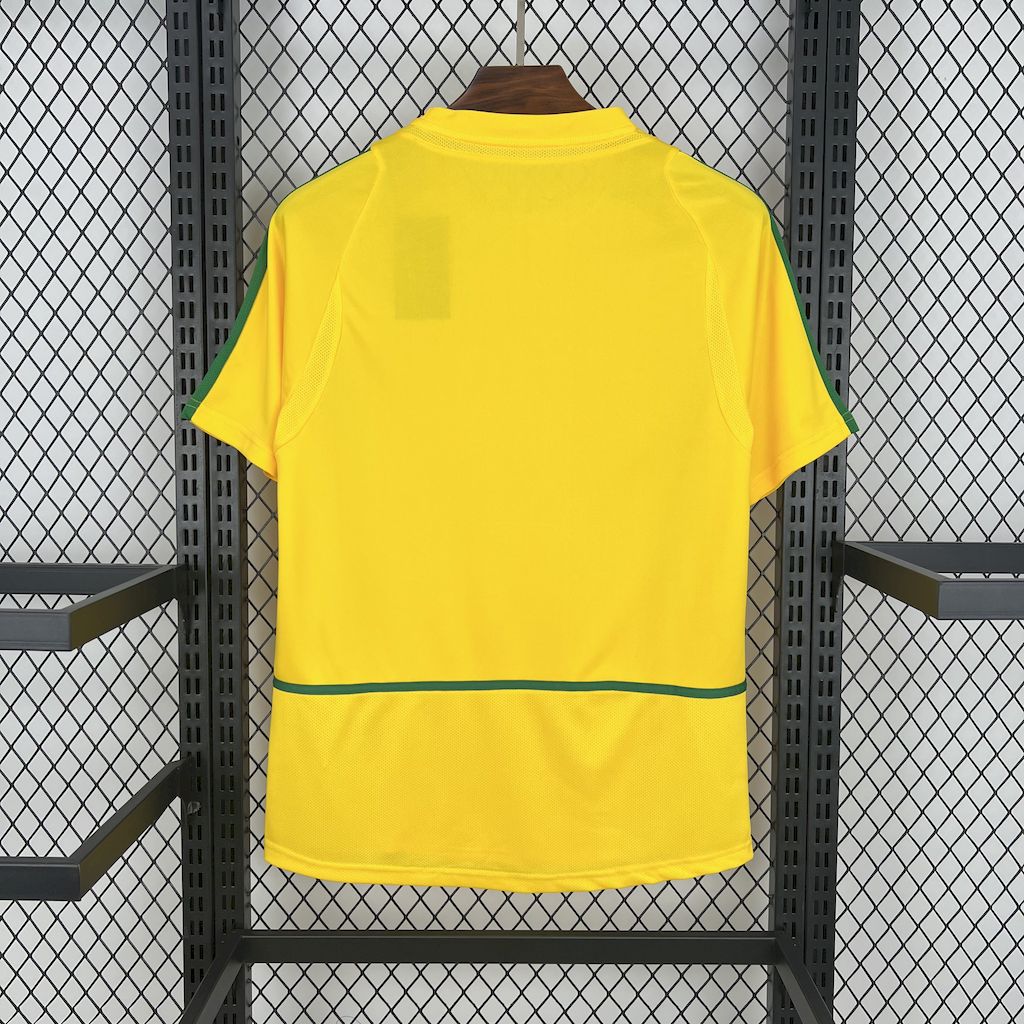 Camisa Retrô Brasil 2002/02 Masculina