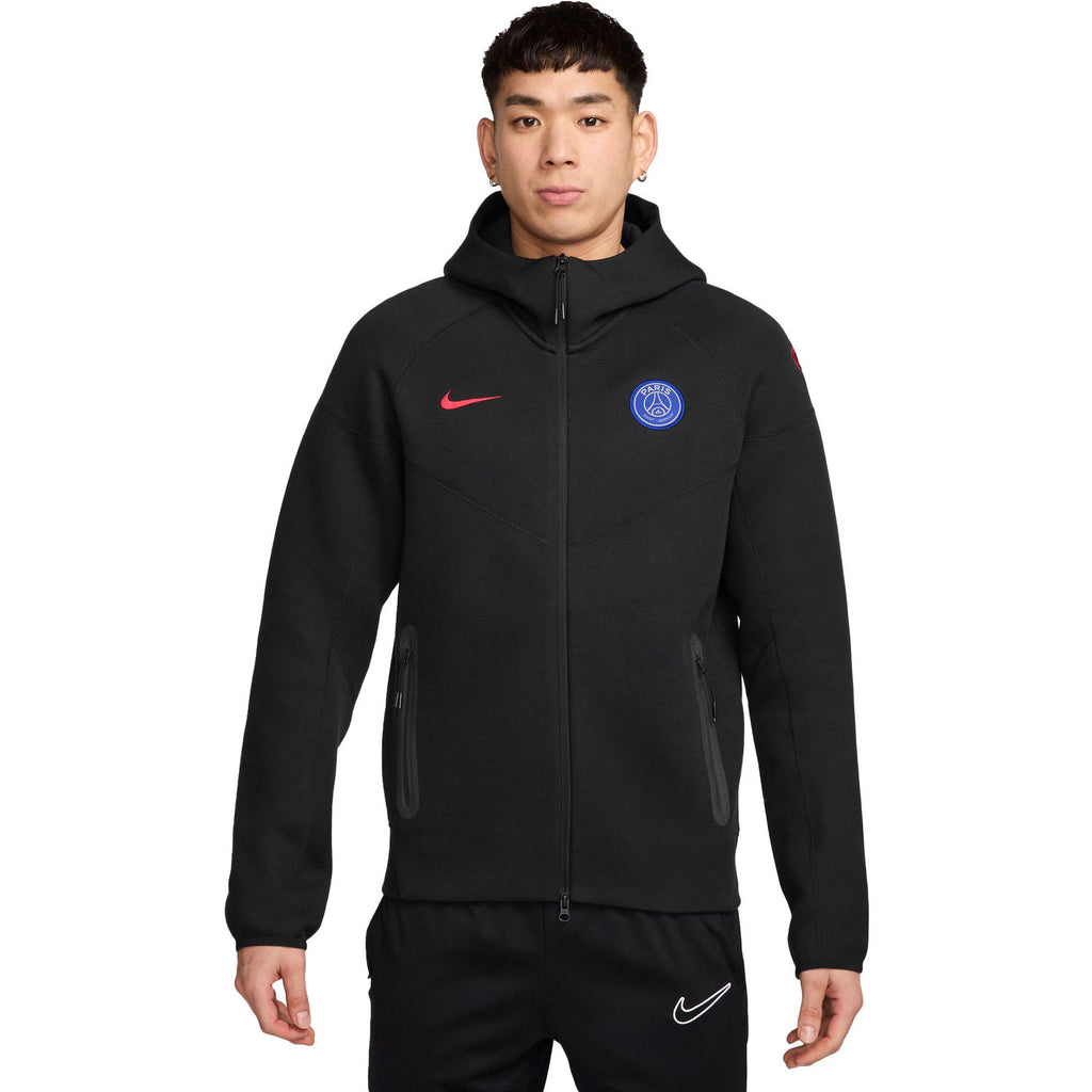 Moletom Tech Fleece PSG Preta 2026 Masculino