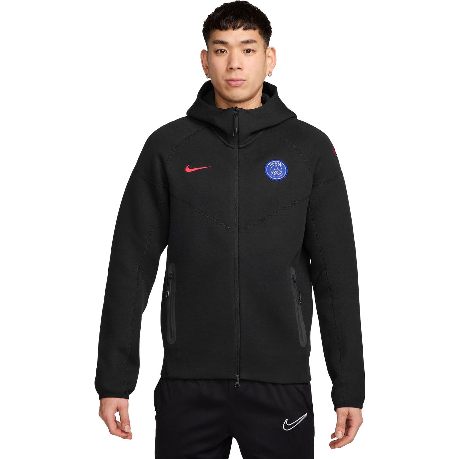 Moletom Tech Fleece PSG Preta 2026 Masculino