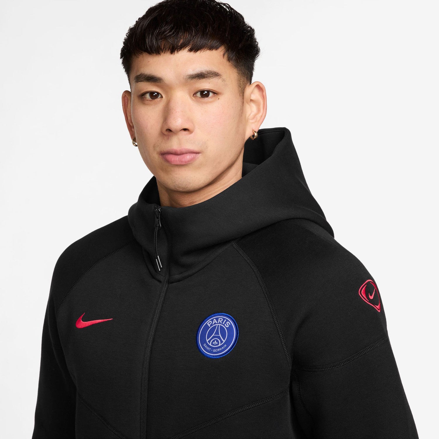 Moletom Tech Fleece PSG Preta 2026 Masculino