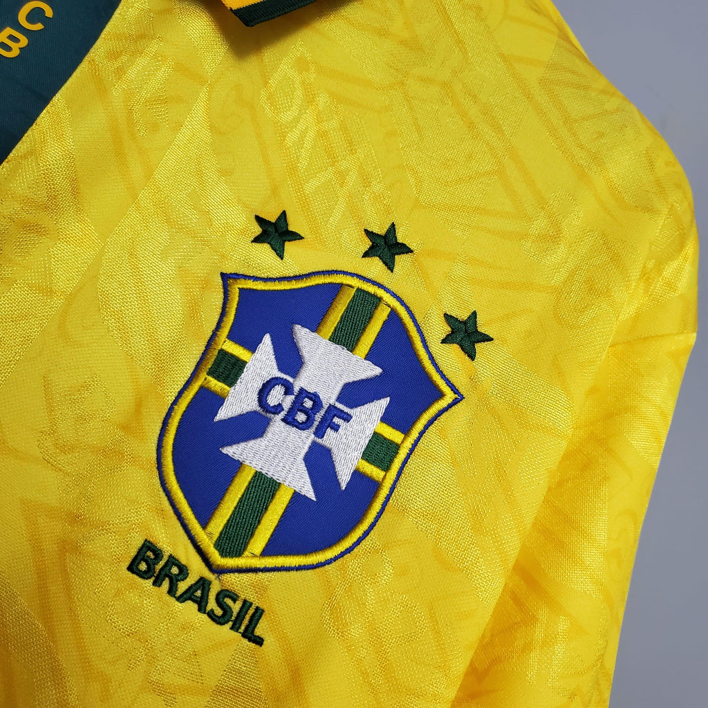 Camisa Retrô Brasil I 1991 Masculina