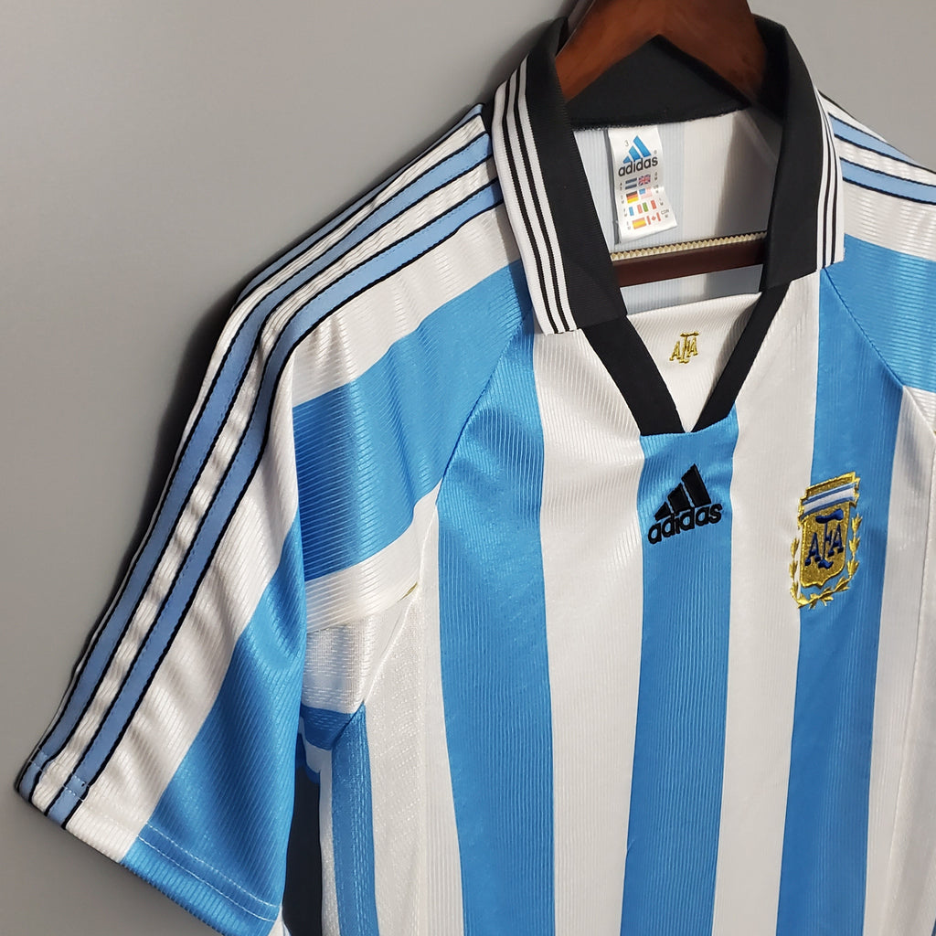 Camisa Retrô Argentina I 1998 Masculina