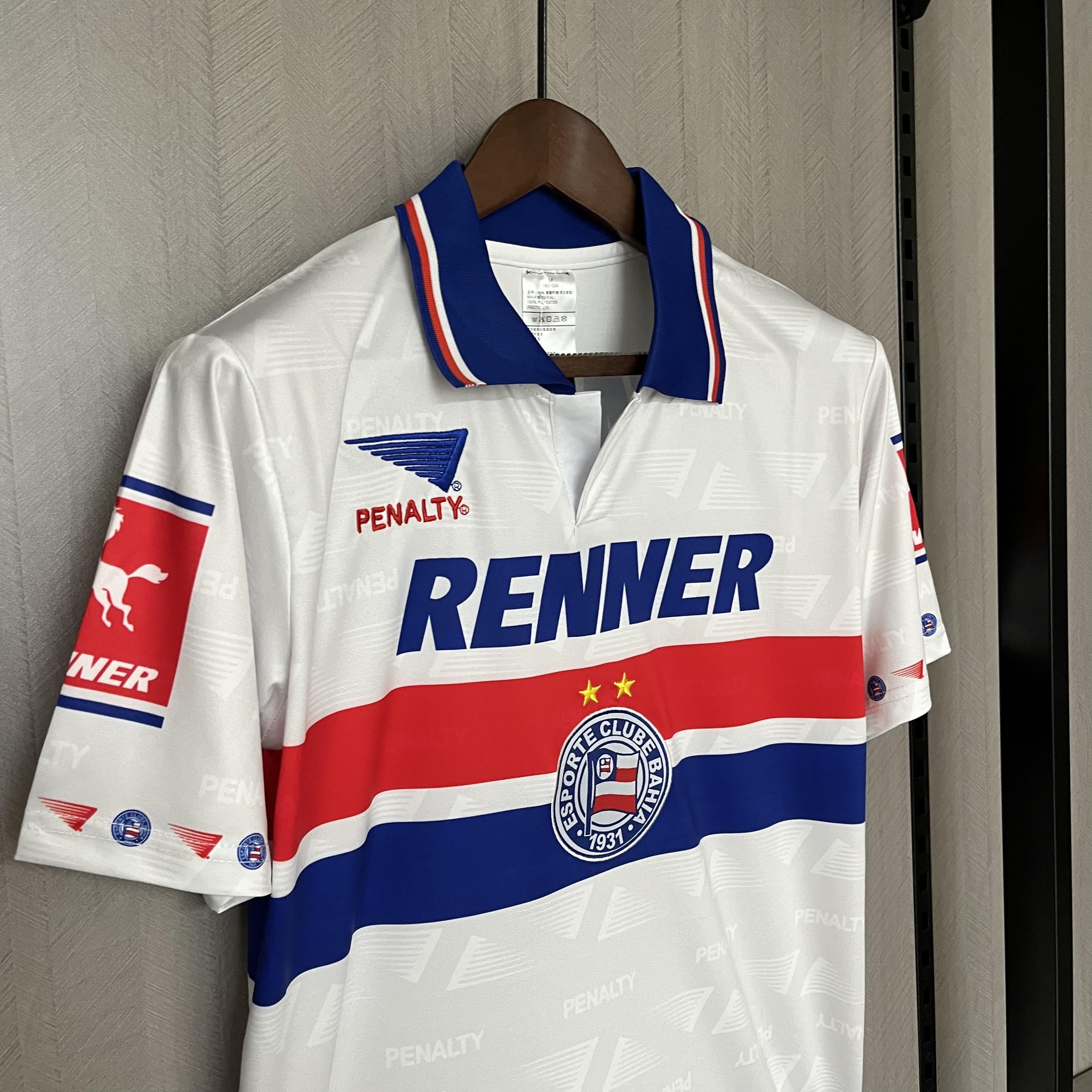 Camisa Retrô Bahia Titular 1996 Renner 1996 Masculina