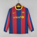 Camisa Manga Longa Retrô Barcelona I 2010 Masculina