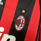 Camisa Manga Longa Retrô Milan I 2008 Masculina