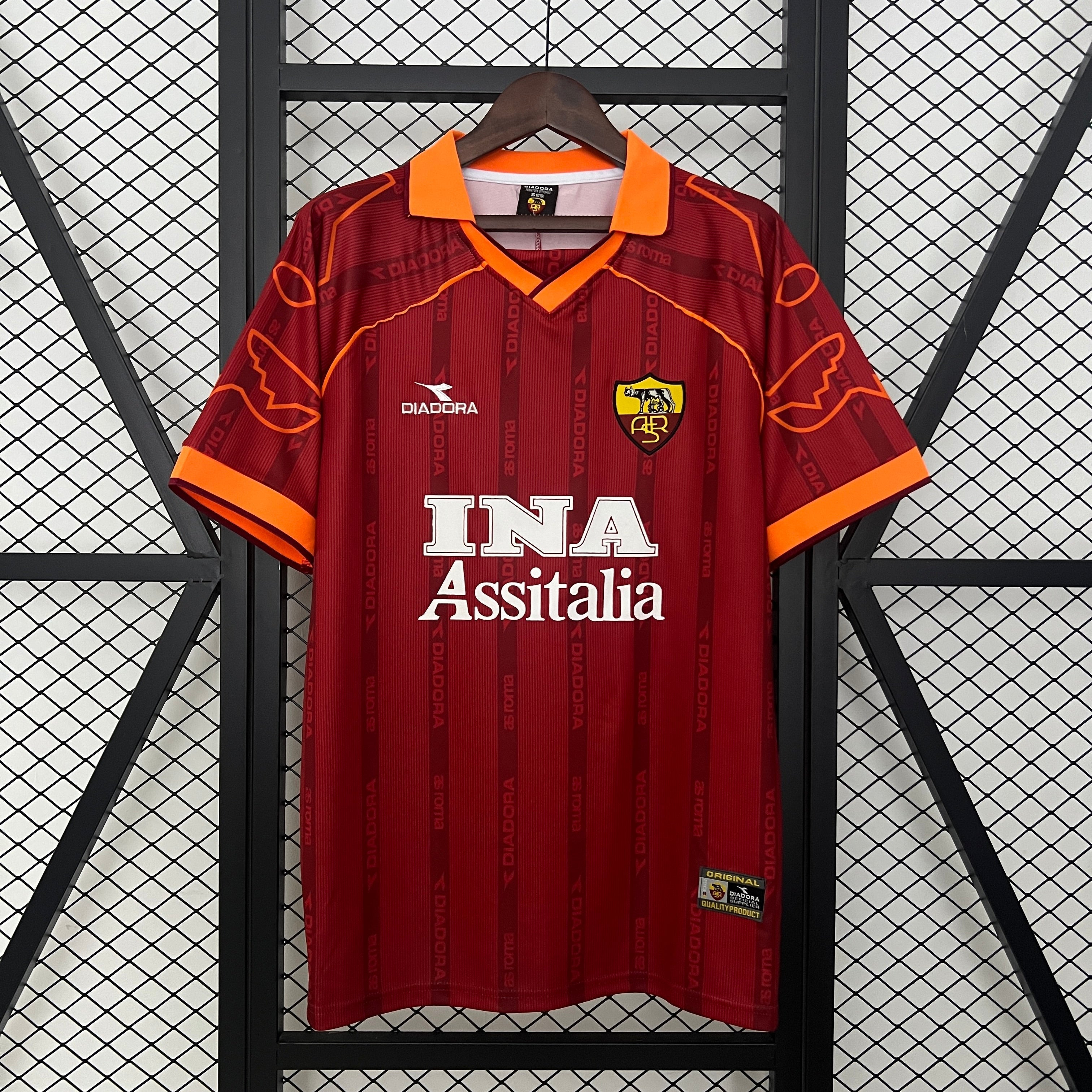 Camisa Retrô Roma I 1999 Masculina