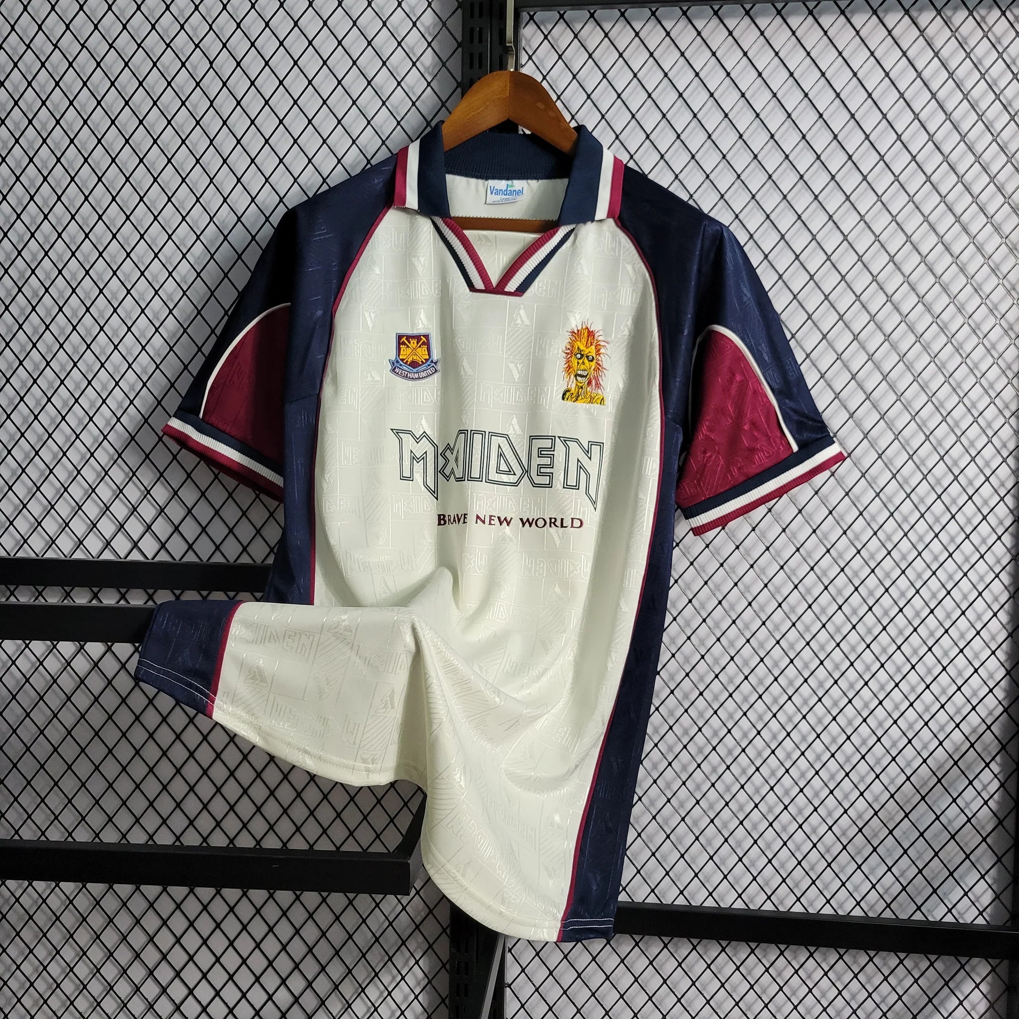 Camisa II West Ham X Iron Maiden 1999 Masculina