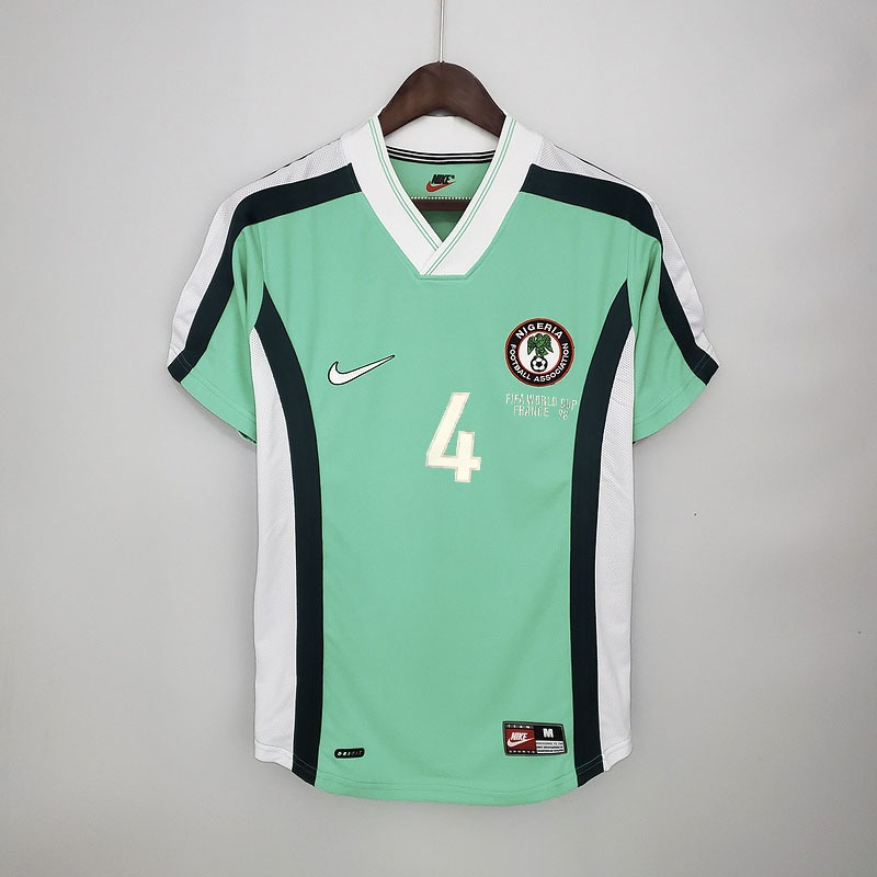 Camisa Retrô Nigéria I 1998 Masculina