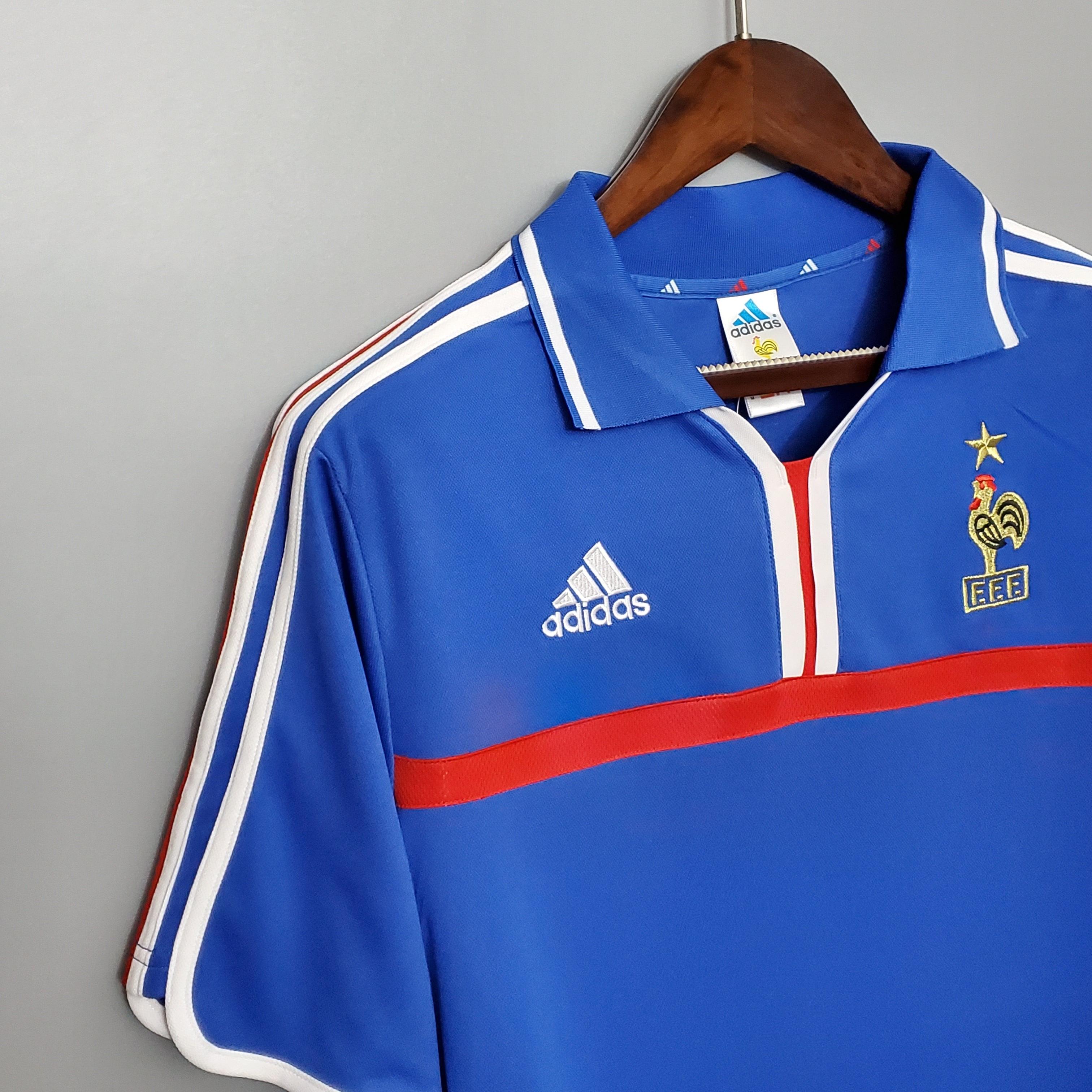 Camisa Retrô França I 2000 Masculina