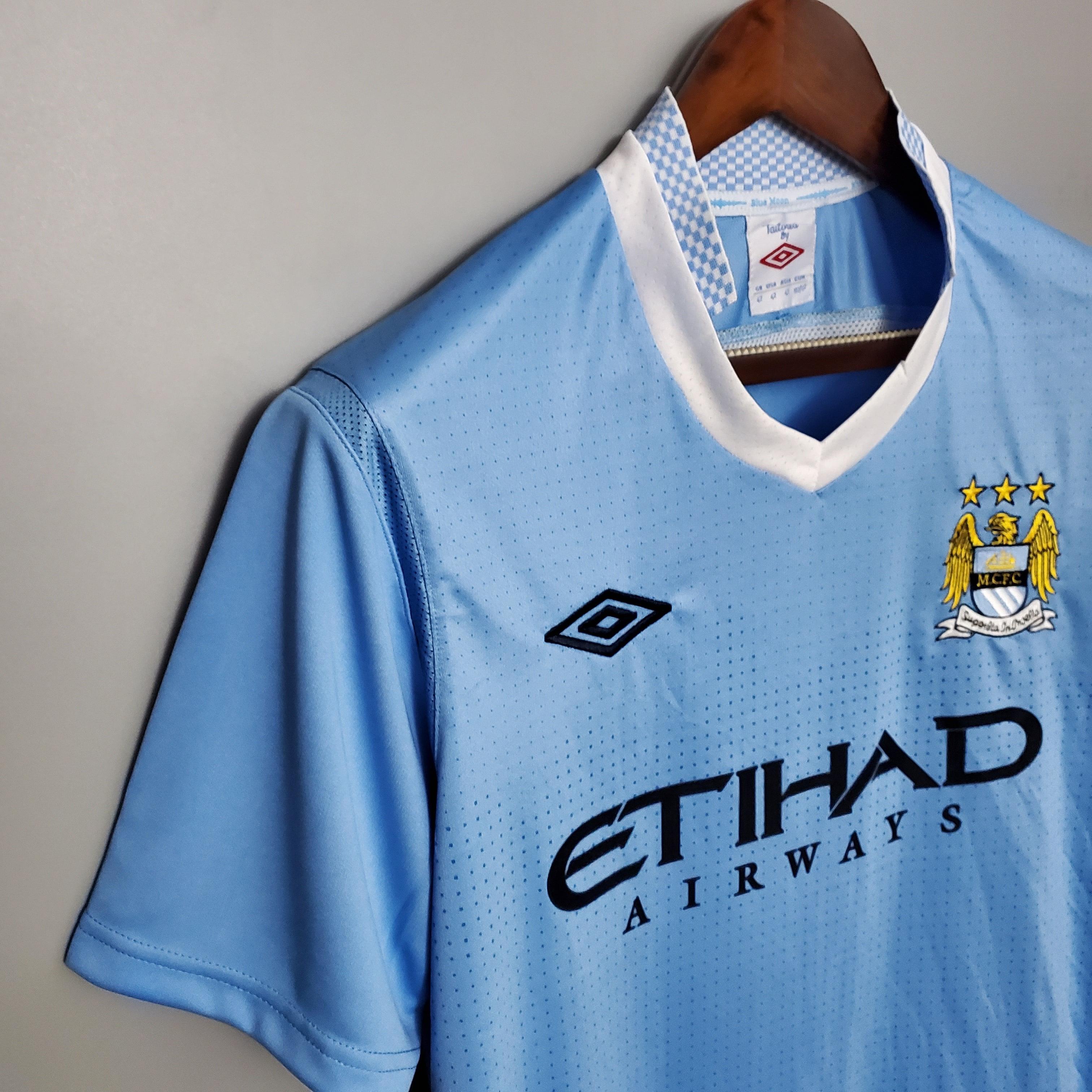 Camisa Retrô Manchester City I 2011 Masculina