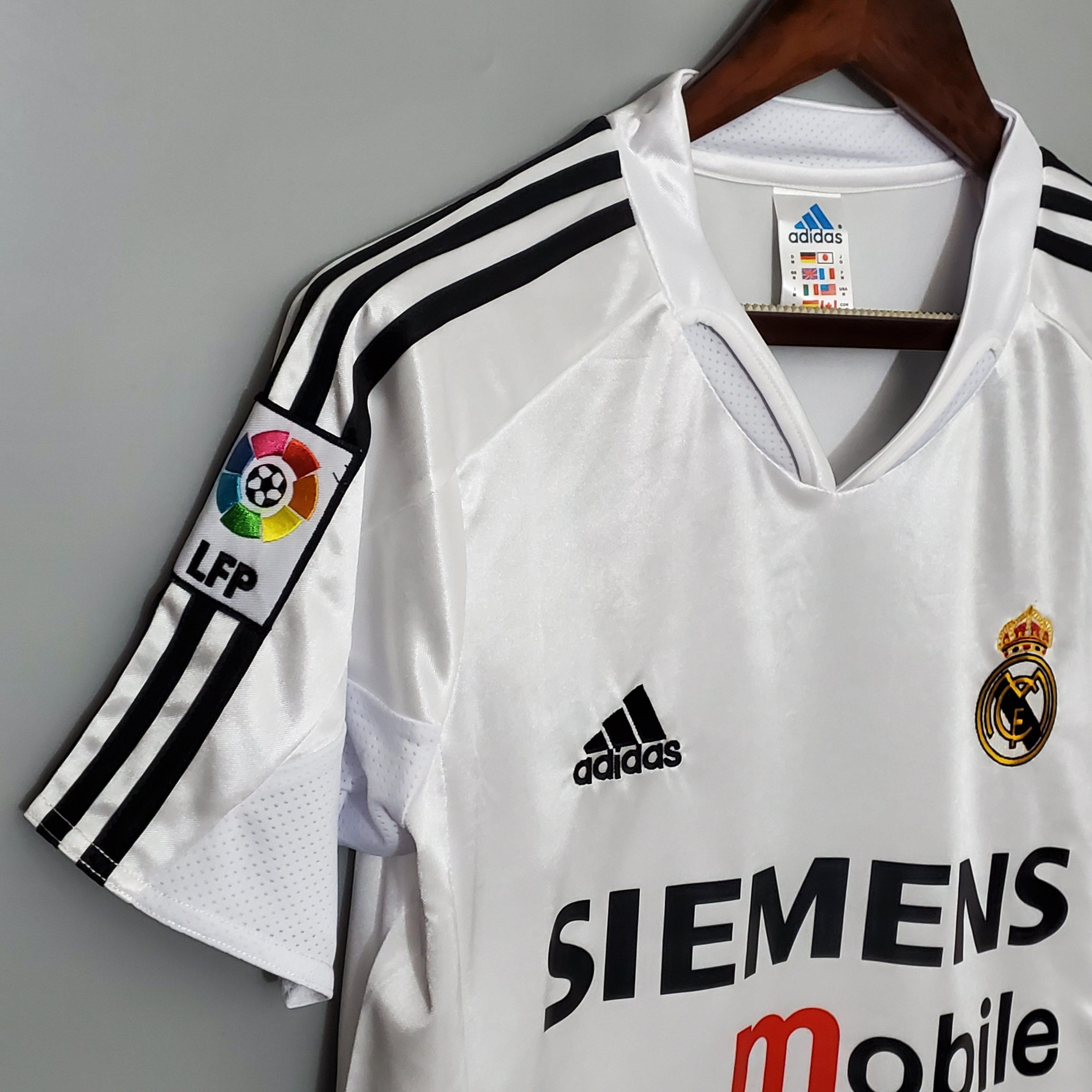 Camisa Retrô Real Madrid I 2004 Masculina