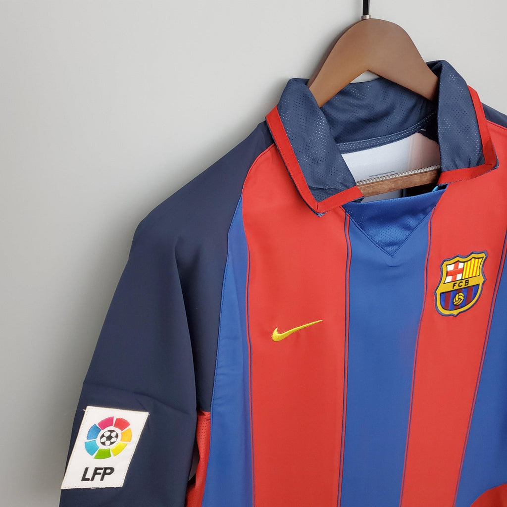 Camisa Retrô Barcelona I 2003 Masculina