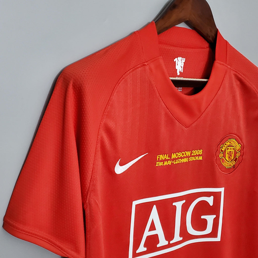 Camisa Retrô Manchester United 2007 Masculina