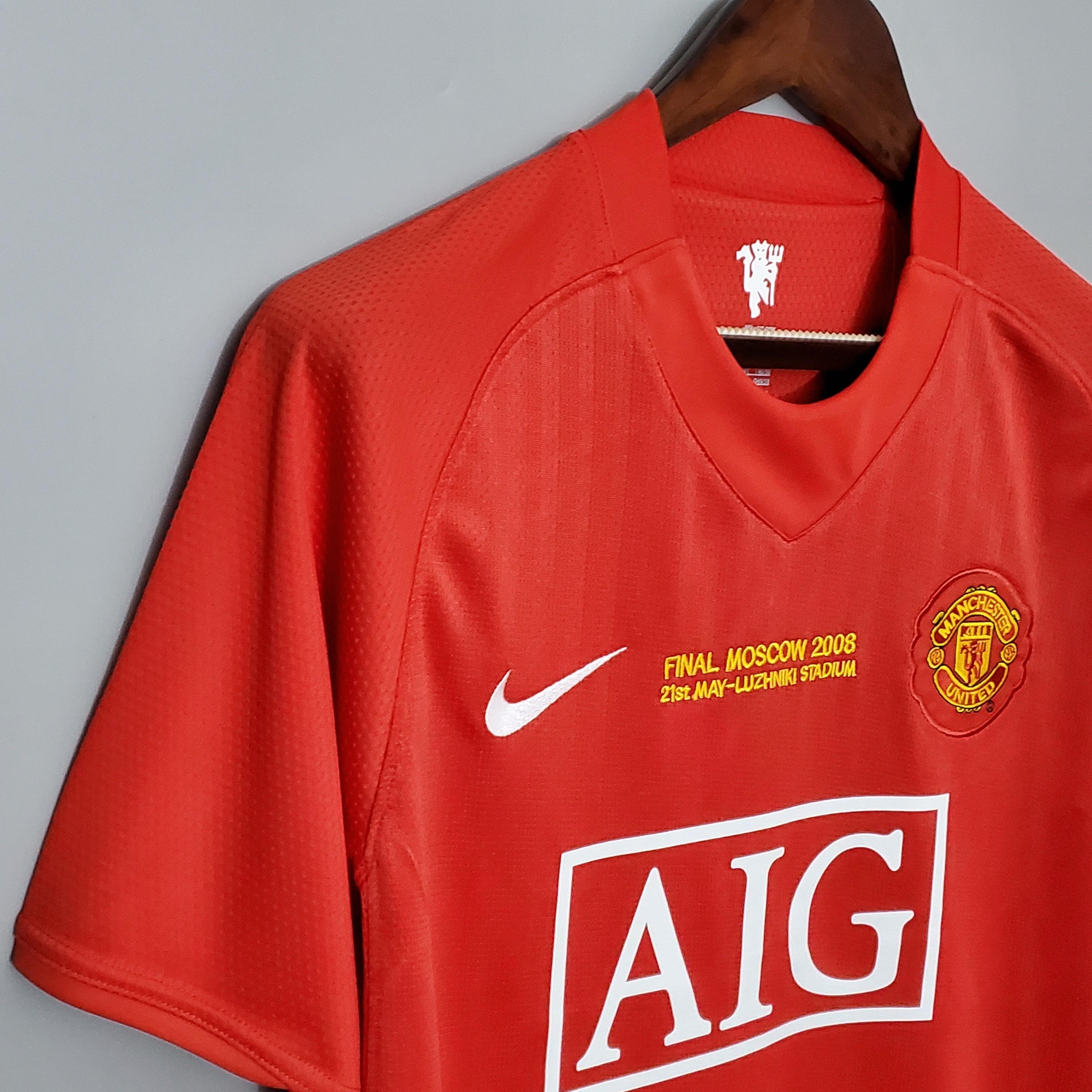 Camisa Retrô Manchester United 2007 Masculina