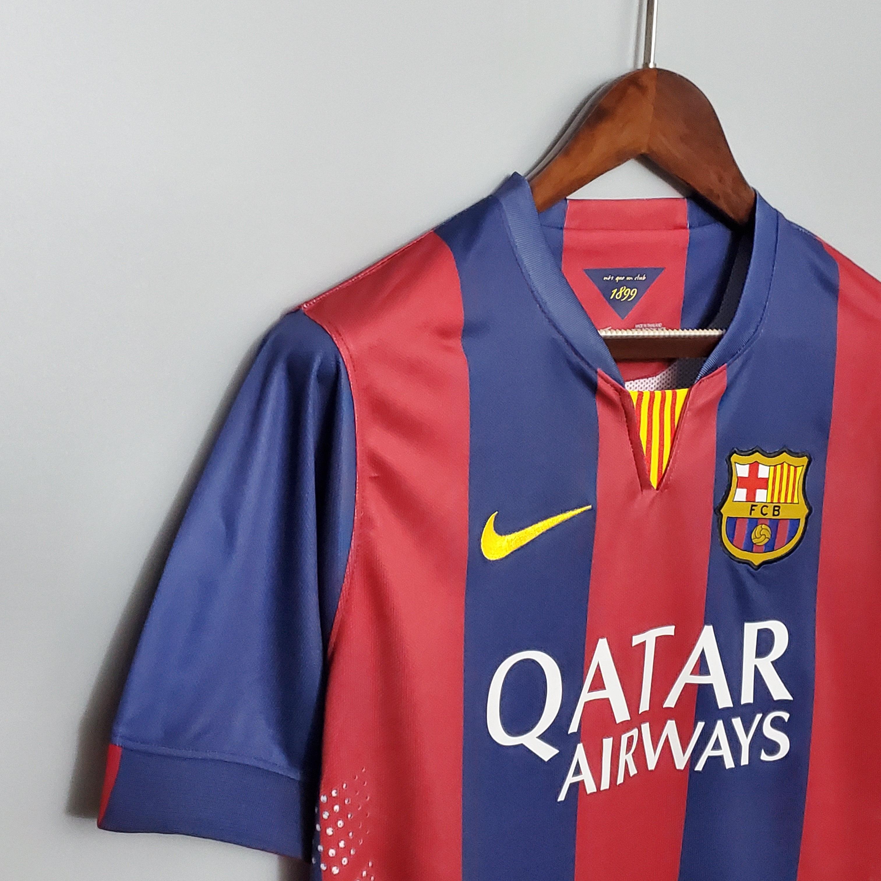 Camisa Retrô Barcelona I 2014 Masculina