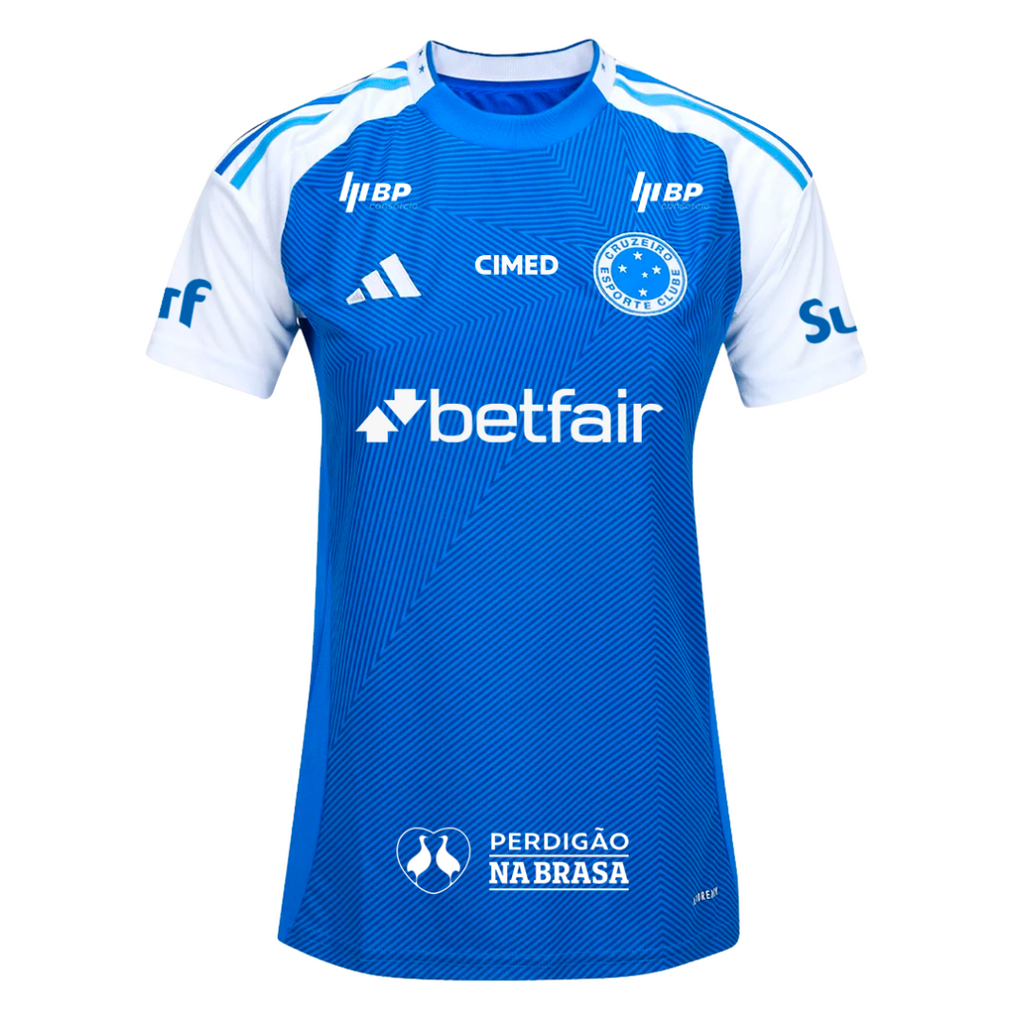 Camisa I Cruzeiro / Patrocínio 2025/26 Feminina