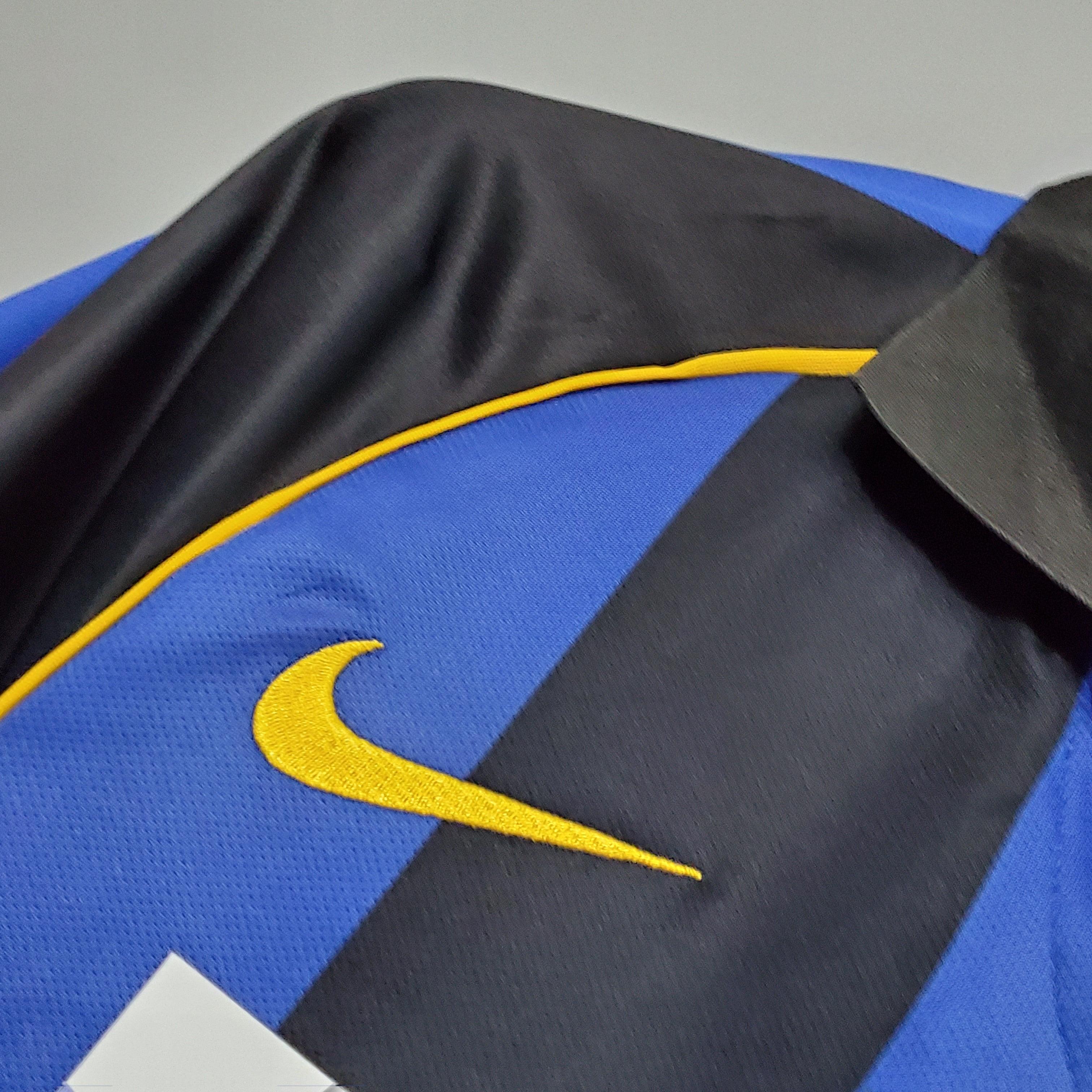 Camisa Retrô Inter Milão 2001 I 2001 Masculina