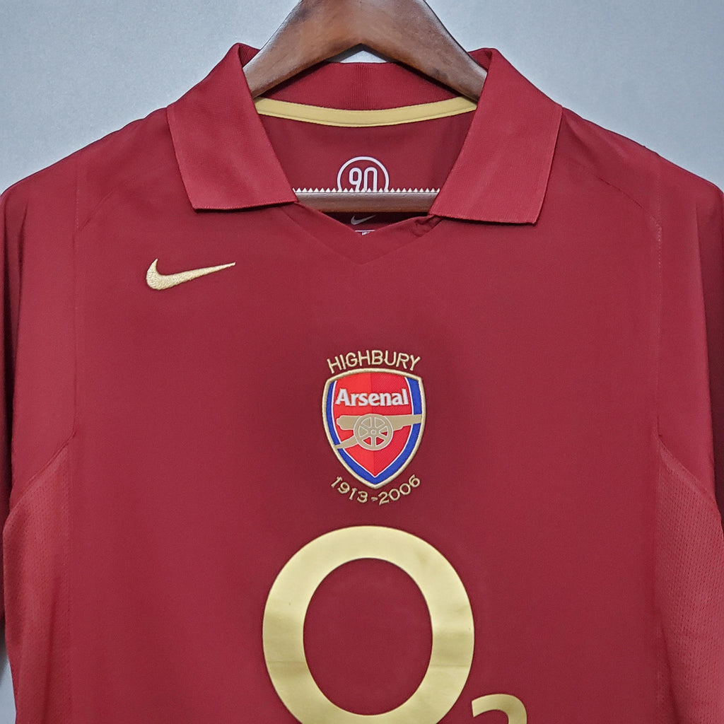Camisa Retrô Arsenal I 2005 Masculina