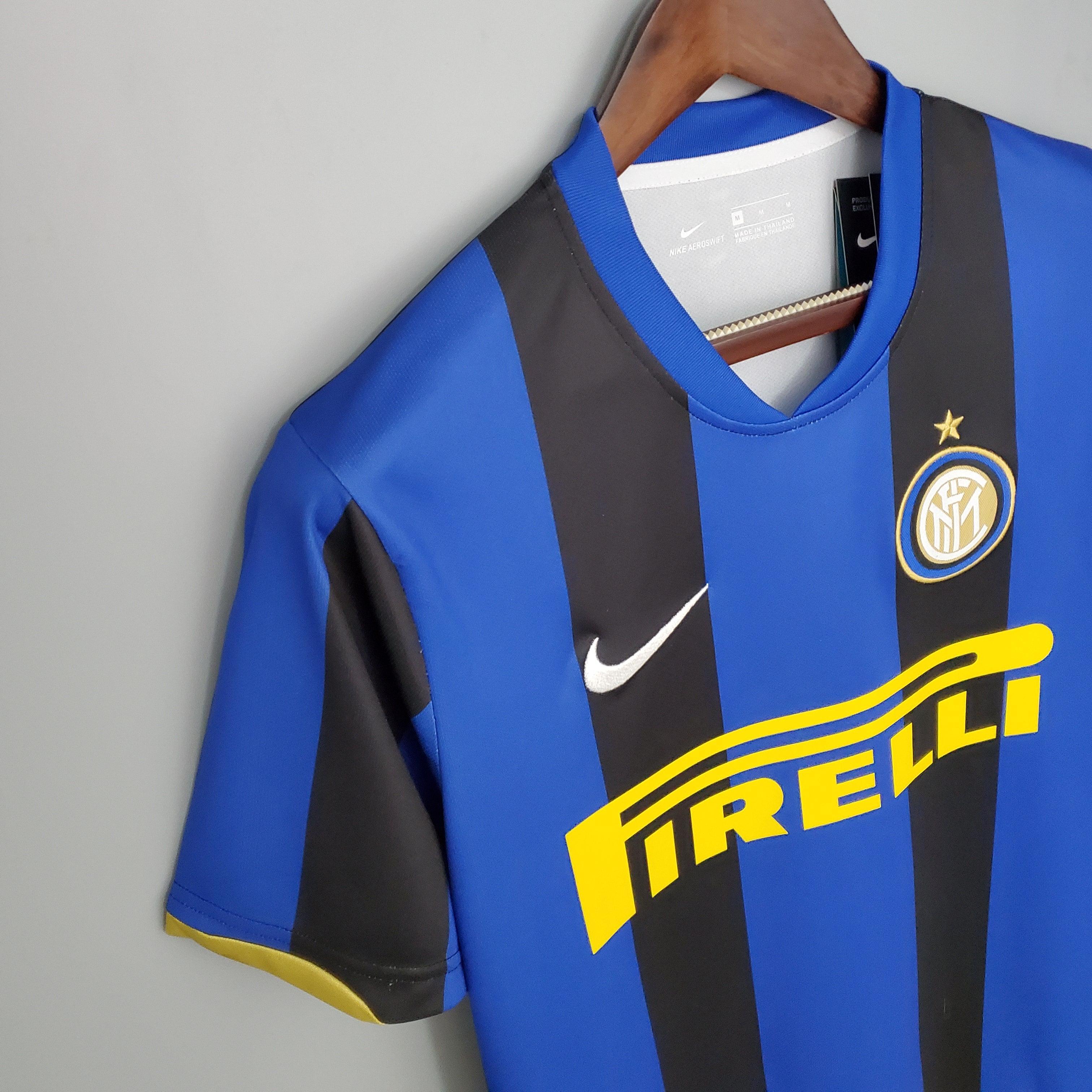 Camisa Retrô Inter Milão 2008 I 2008 Masculina