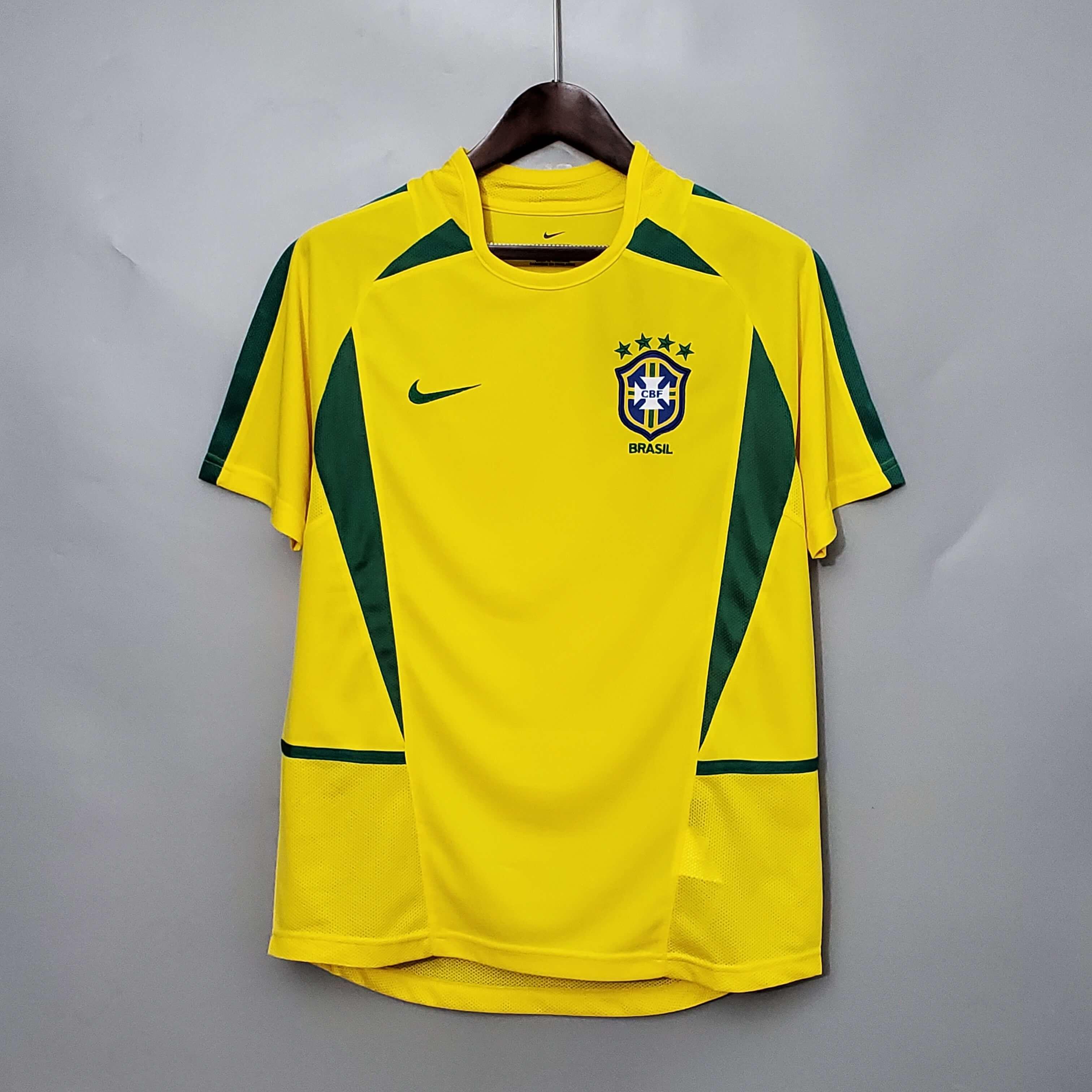 Camisa Retrô Brasil I 2002 Masculina