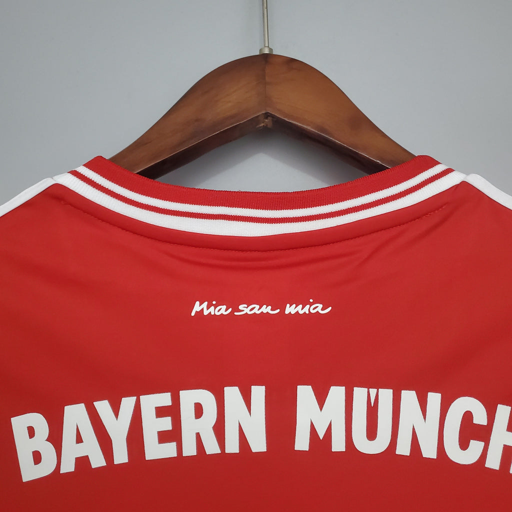 Camisa Manga Longa Retrô Bayern Munique I 2013 Masculina