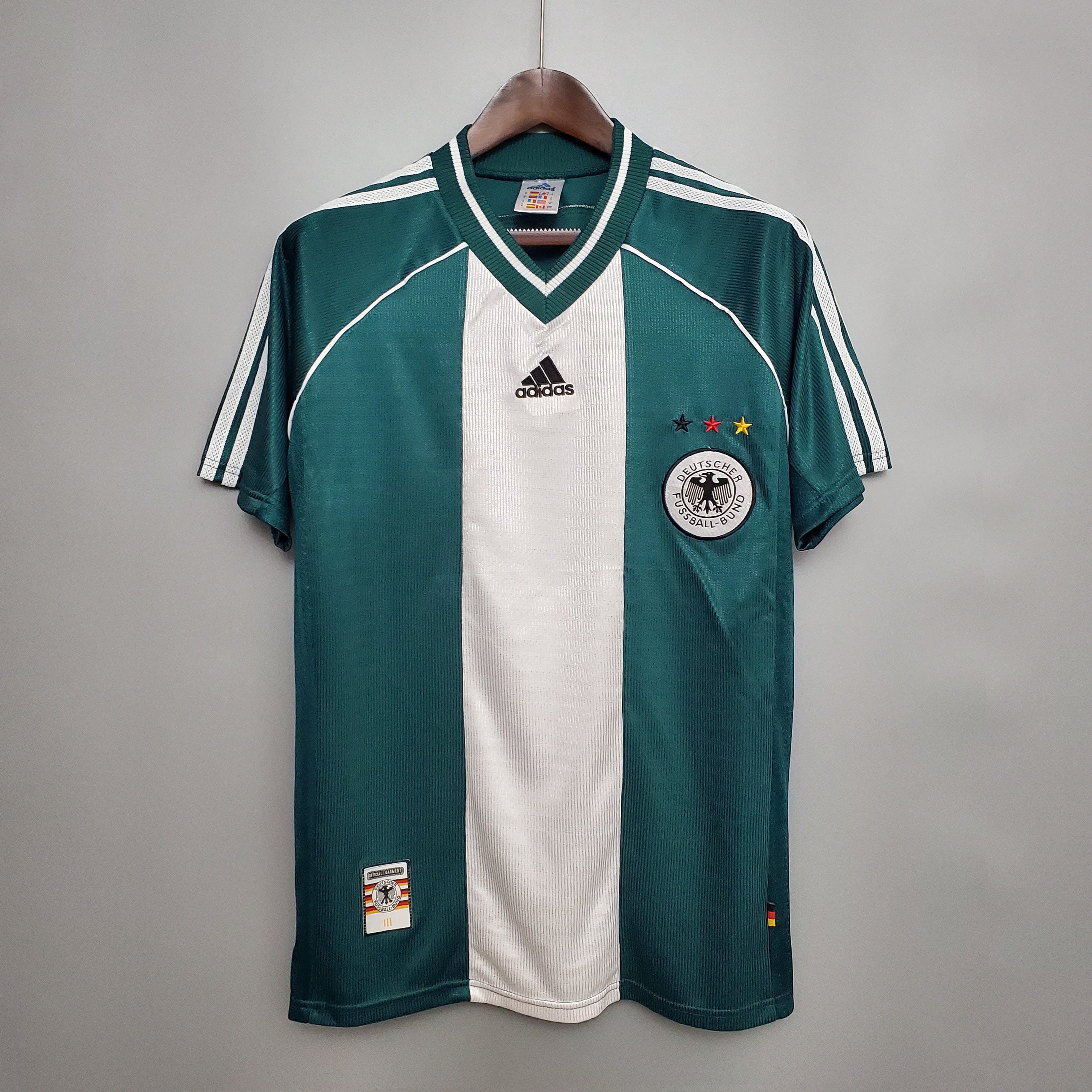Camisa Retrô Alemanha II 1998 Masculina