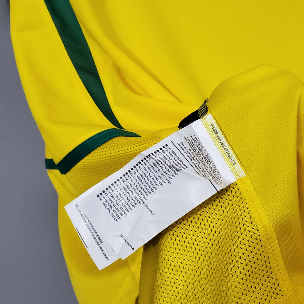 Camisa Retrô Brasil I 2002 Masculina
