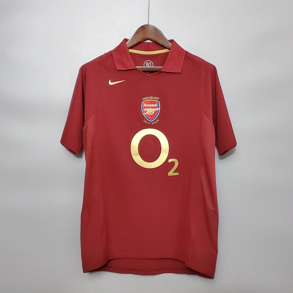 Camisa Retrô Arsenal I 2005 Masculina