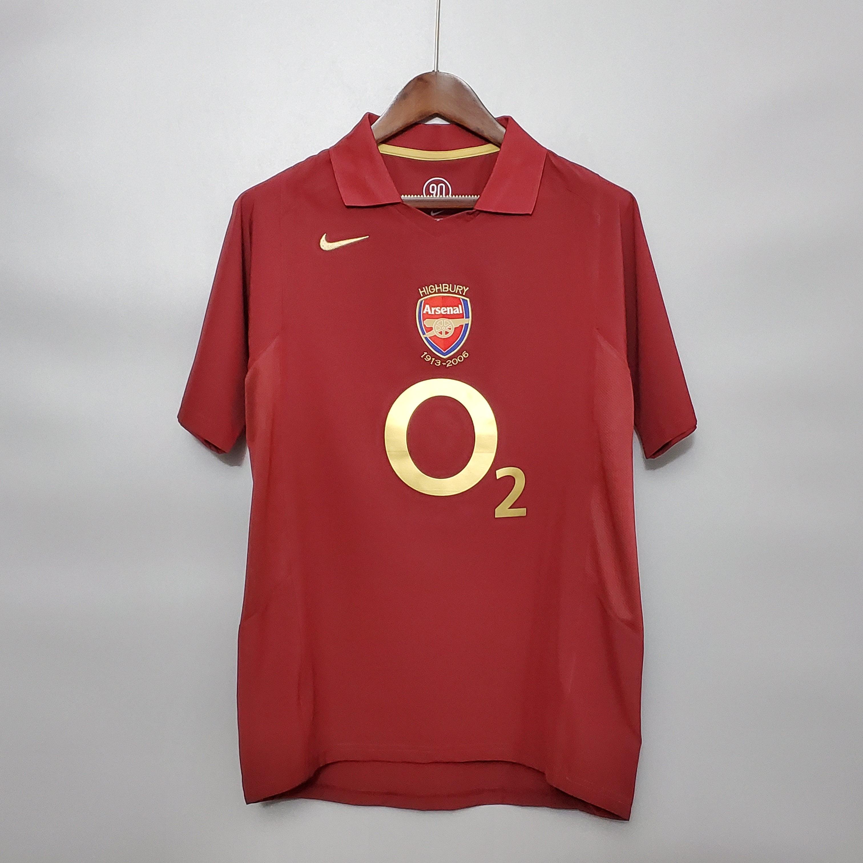 Camisa Retrô Arsenal I 2005 Masculina